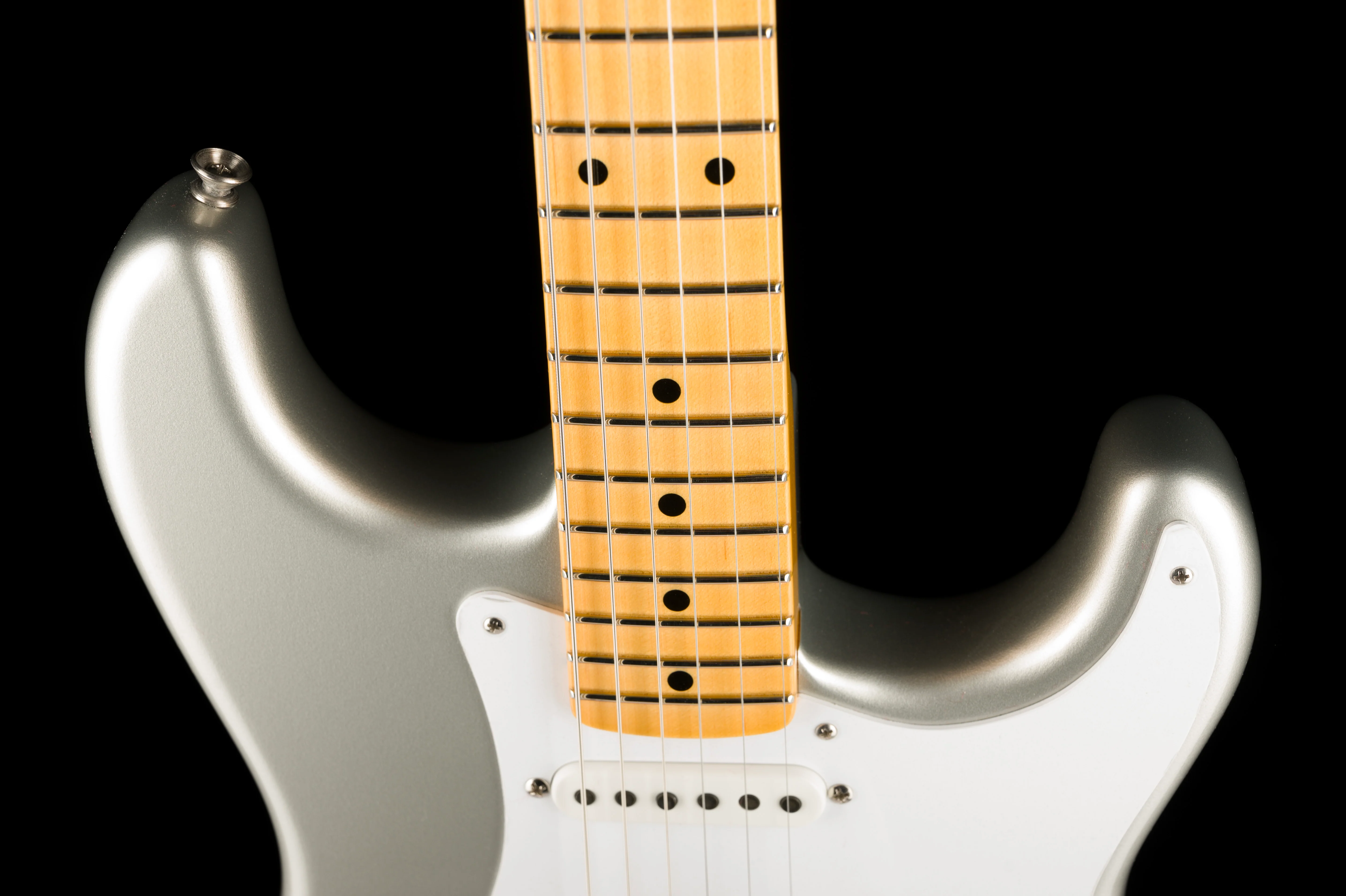 Fender Custom Shop Limited Edition 1954 Stratocaster Time Capsule Inca Silver - Image 3