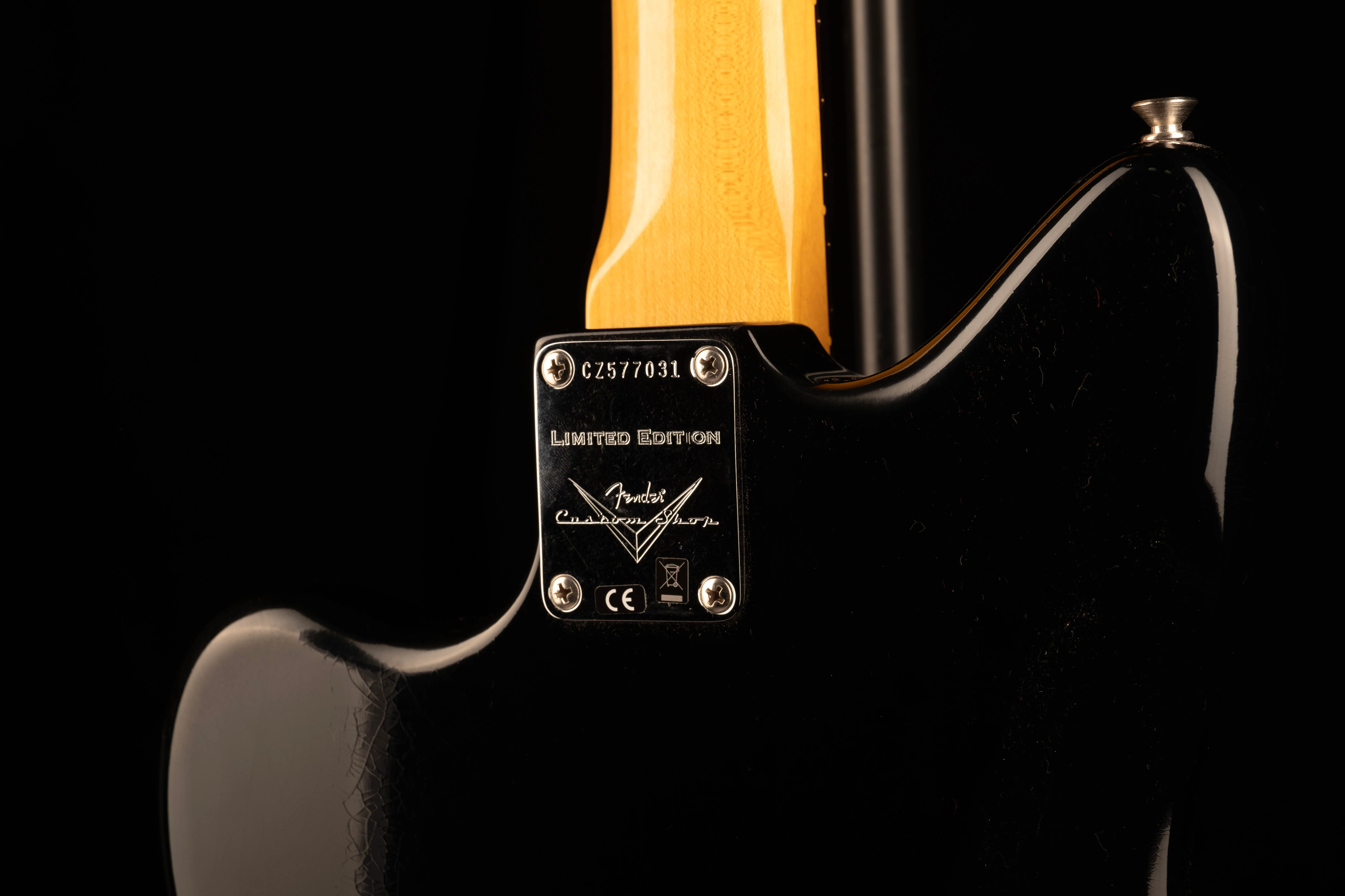 Fender Custom Shop Limited Edition 1959 Jazzmaster Deluxe Closet Classic Black - Image 9