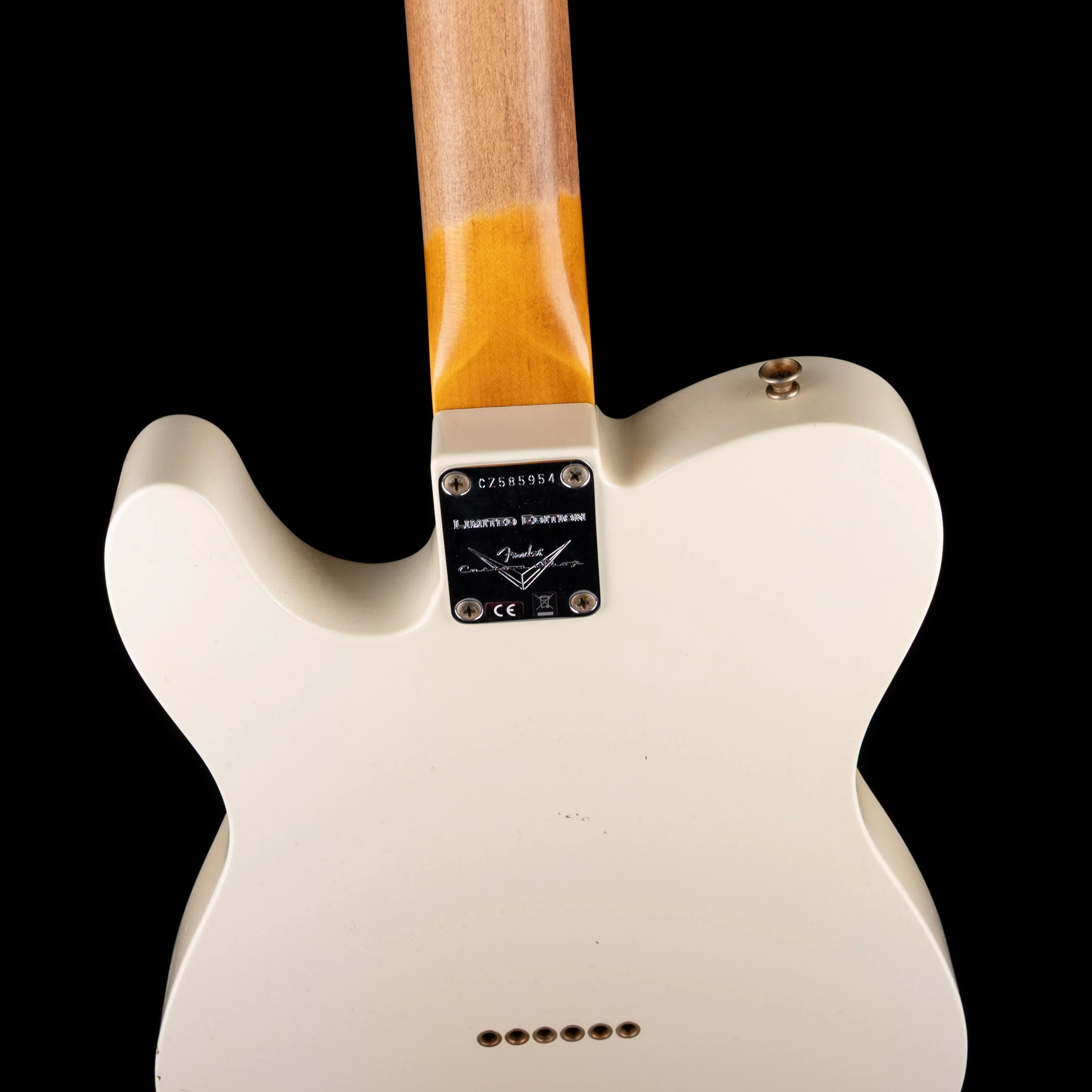Fender Custom Shop 1959 Telecaster Journeyman Relic Aged Olympic White - Image 11
