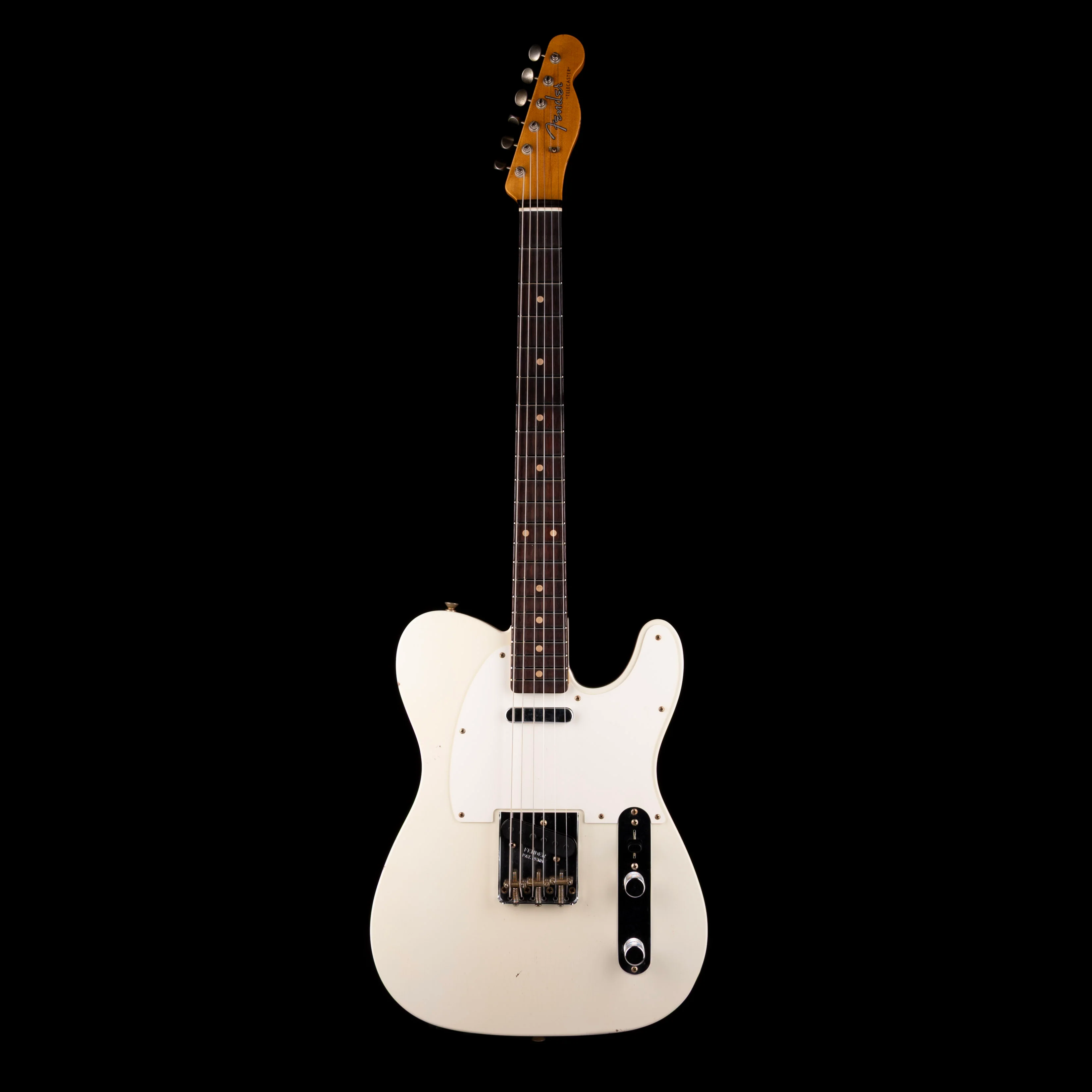 Fender Custom Shop 1959 Telecaster Journeyman Relic Aged Olympic White - Image 2