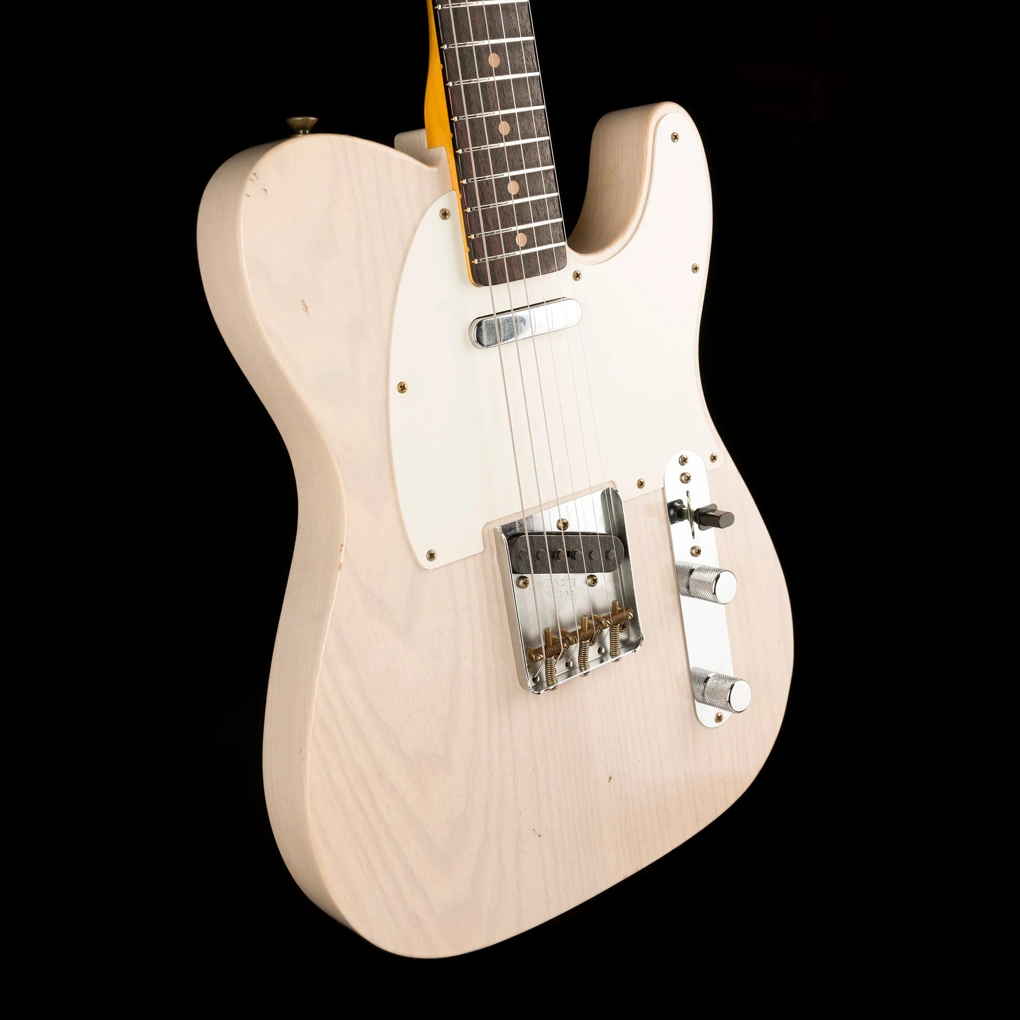 Fender Custom Shop Limited Edition 1959 Telecaster Journeyman Relic Aged White Blonde With Case - Image 10