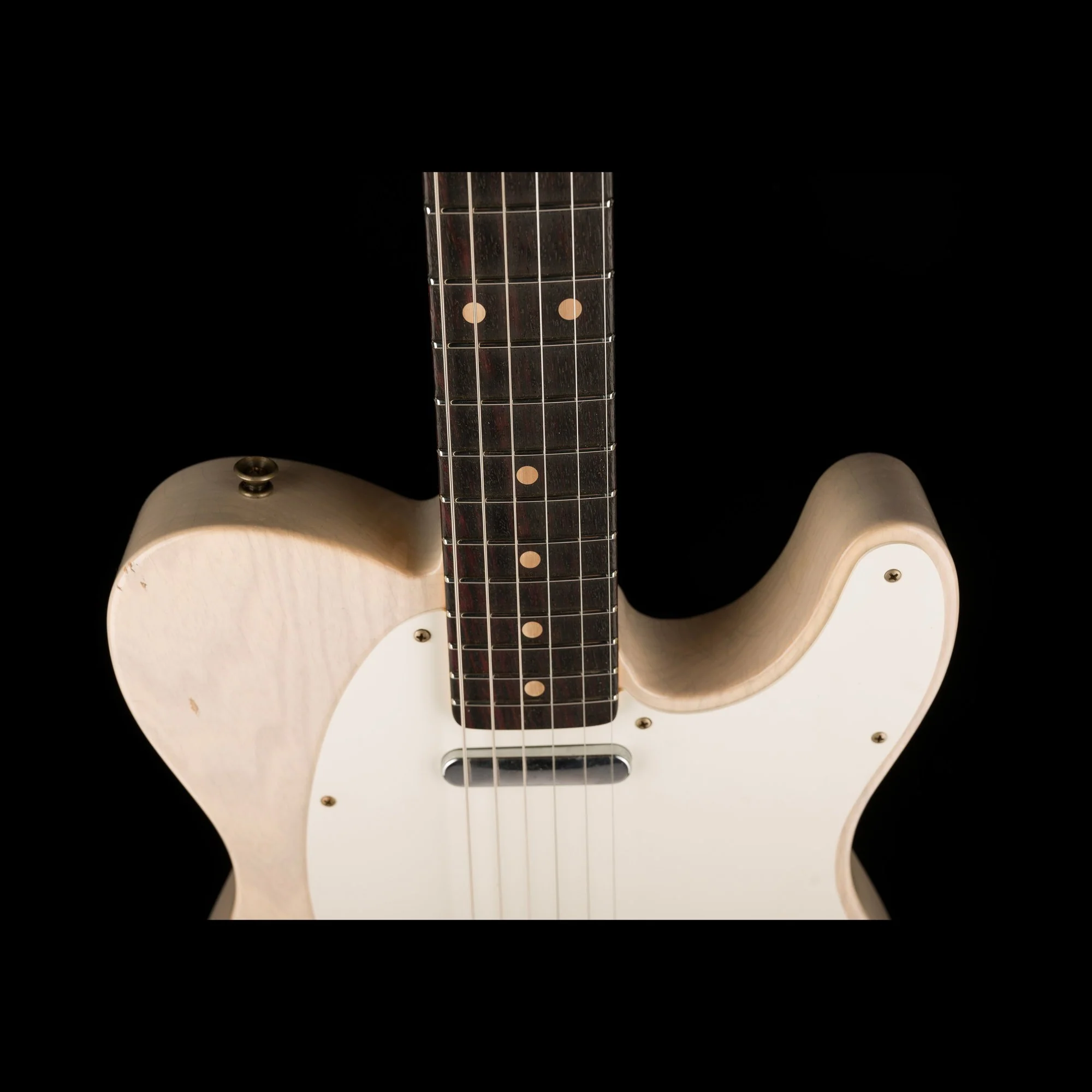 Fender Custom Shop Limited Edition 1959 Telecaster Journeyman Relic Aged White Blonde With Case - Image 3