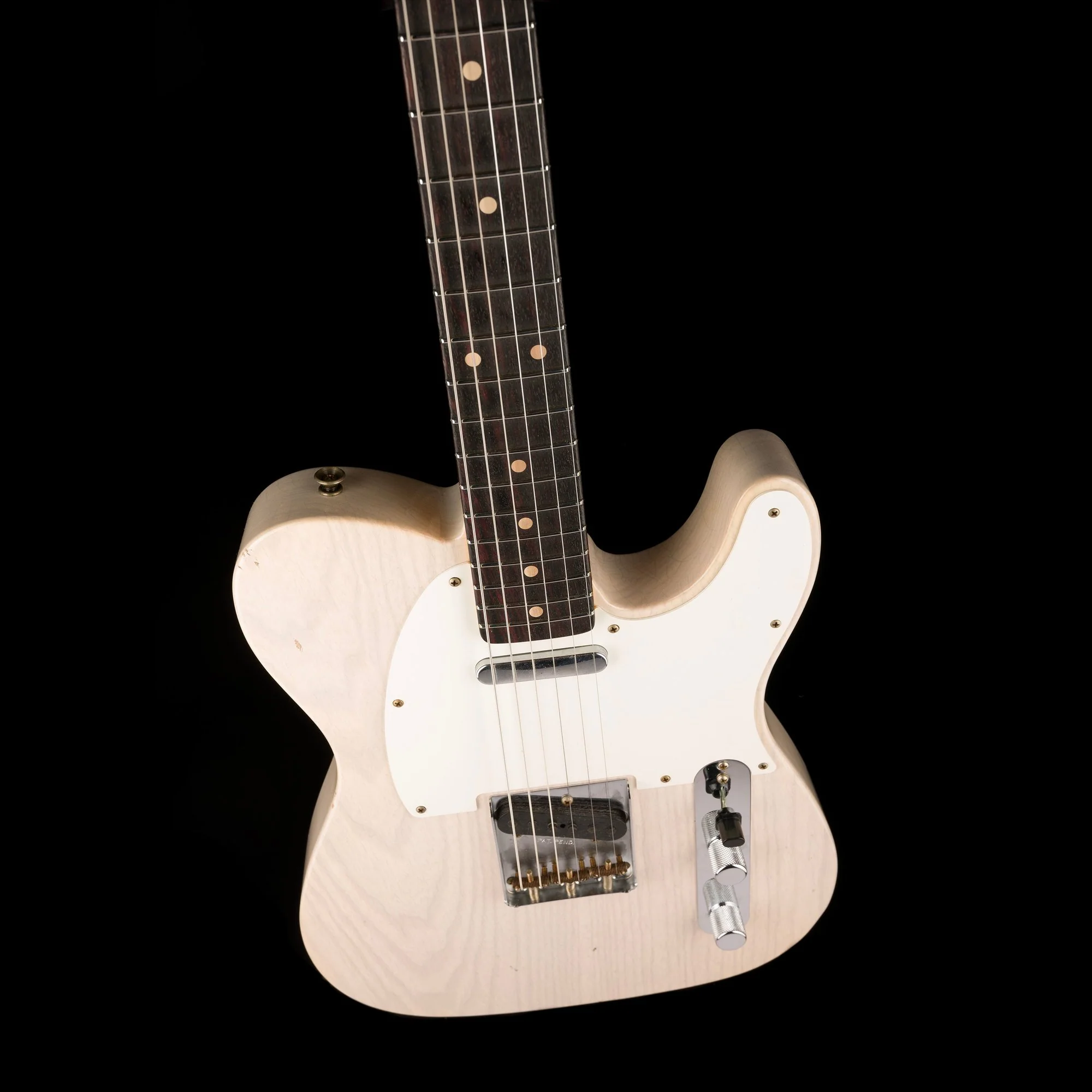 Fender Custom Shop Limited Edition 1959 Telecaster Journeyman Relic Aged White Blonde With Case - Image 4