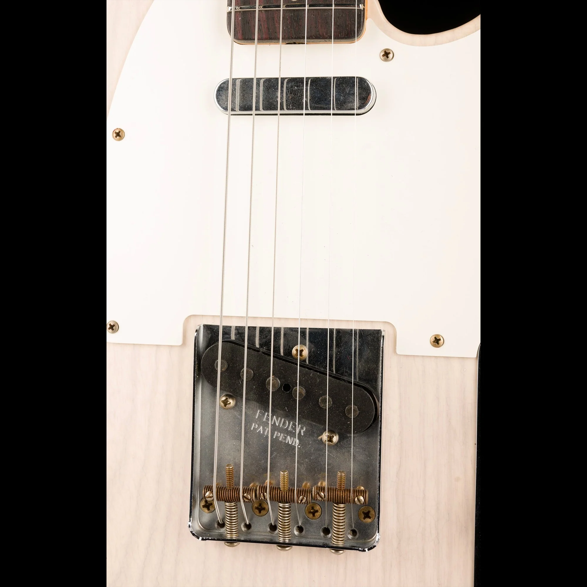 Fender Custom Shop Limited Edition 1959 Telecaster Journeyman Relic Aged White Blonde With Case - Image 7