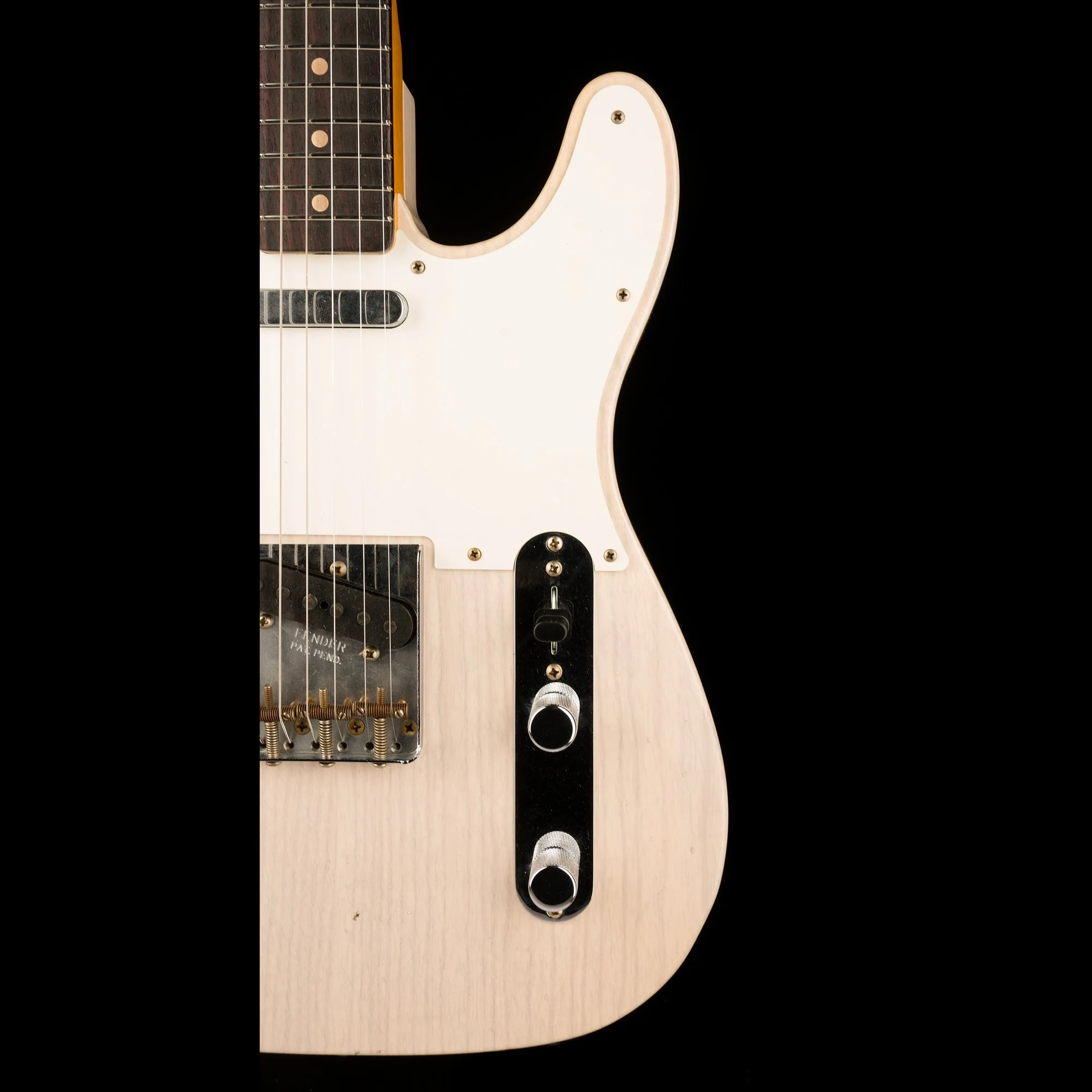Fender Custom Shop Limited Edition 1959 Telecaster Journeyman Relic Aged White Blonde With Case - Image 9
