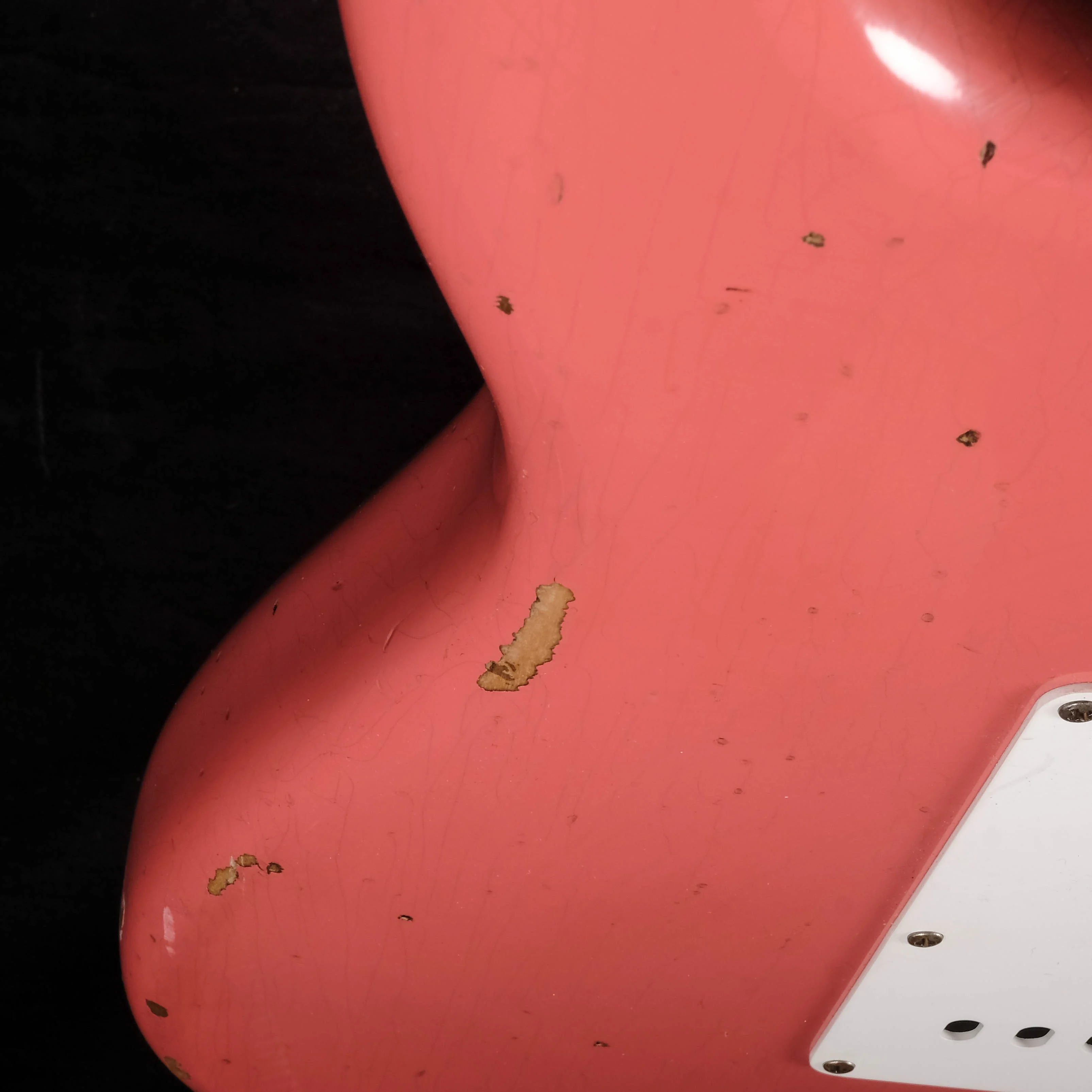 Fender Custom Shop Limited Edition 1960 Stratocaster Relic Faded Tahitian Coral Electric Guitar - Image 10
