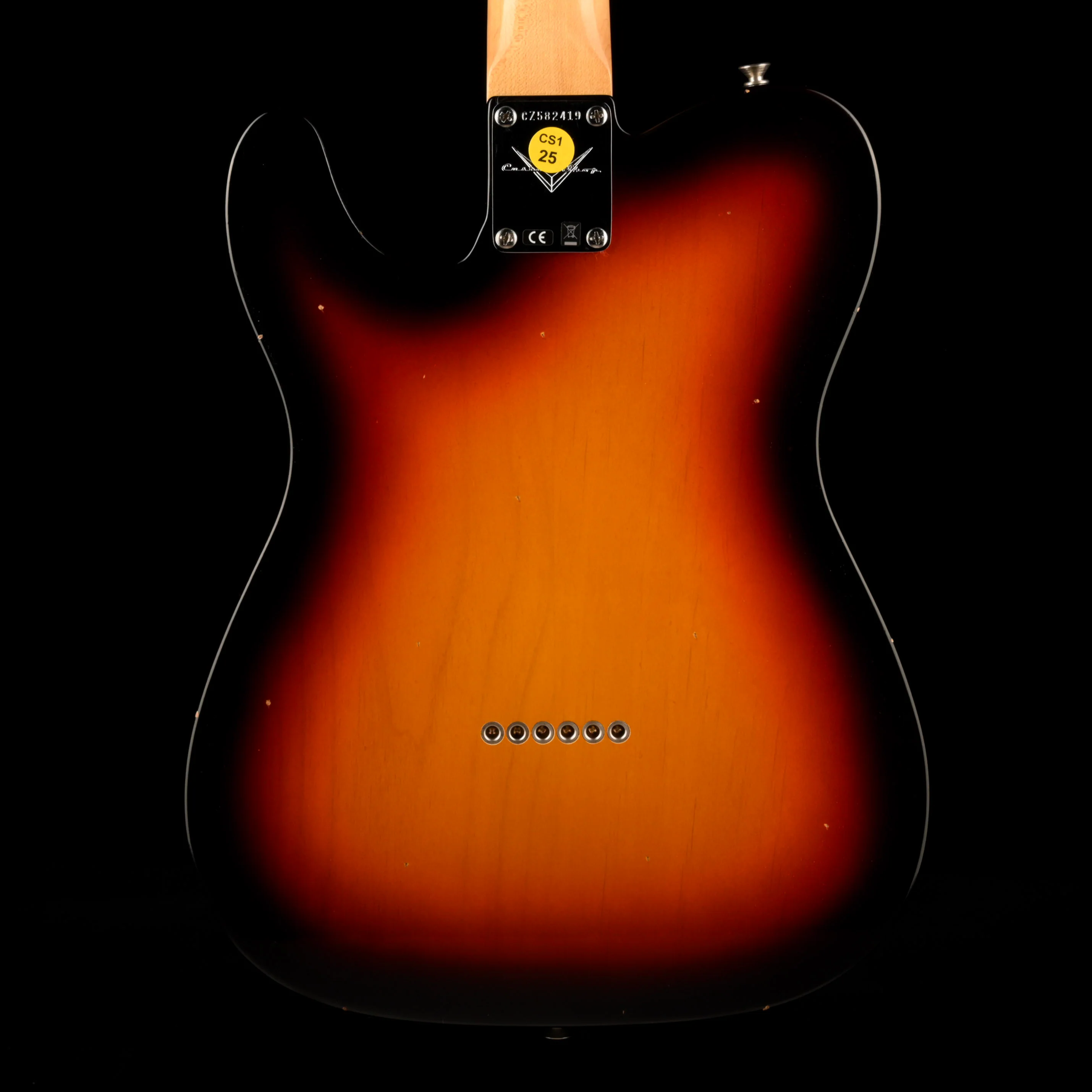 Fender Custom Shop Limited Edition 1963 Telecaster Journeyman Relic Aged 3-Tone Sunburst With Case - Image 8