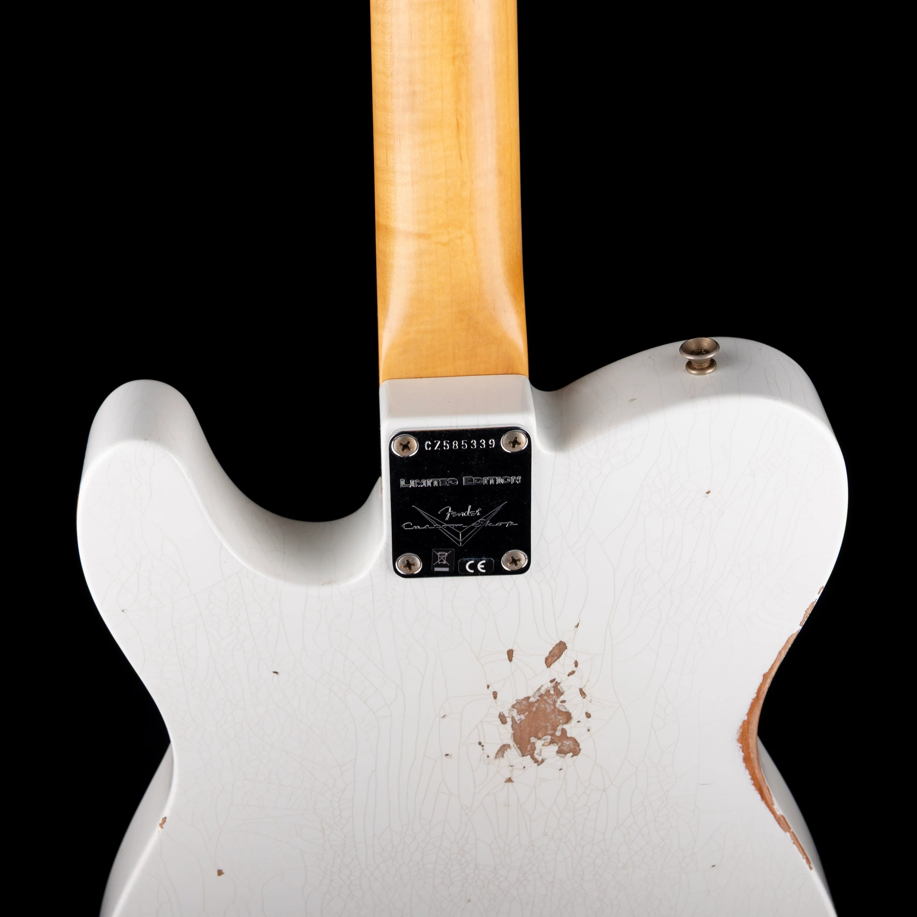 Fender Custom Shop Limited Edition 1963 Telecaster Relic Olympic White - Image 10
