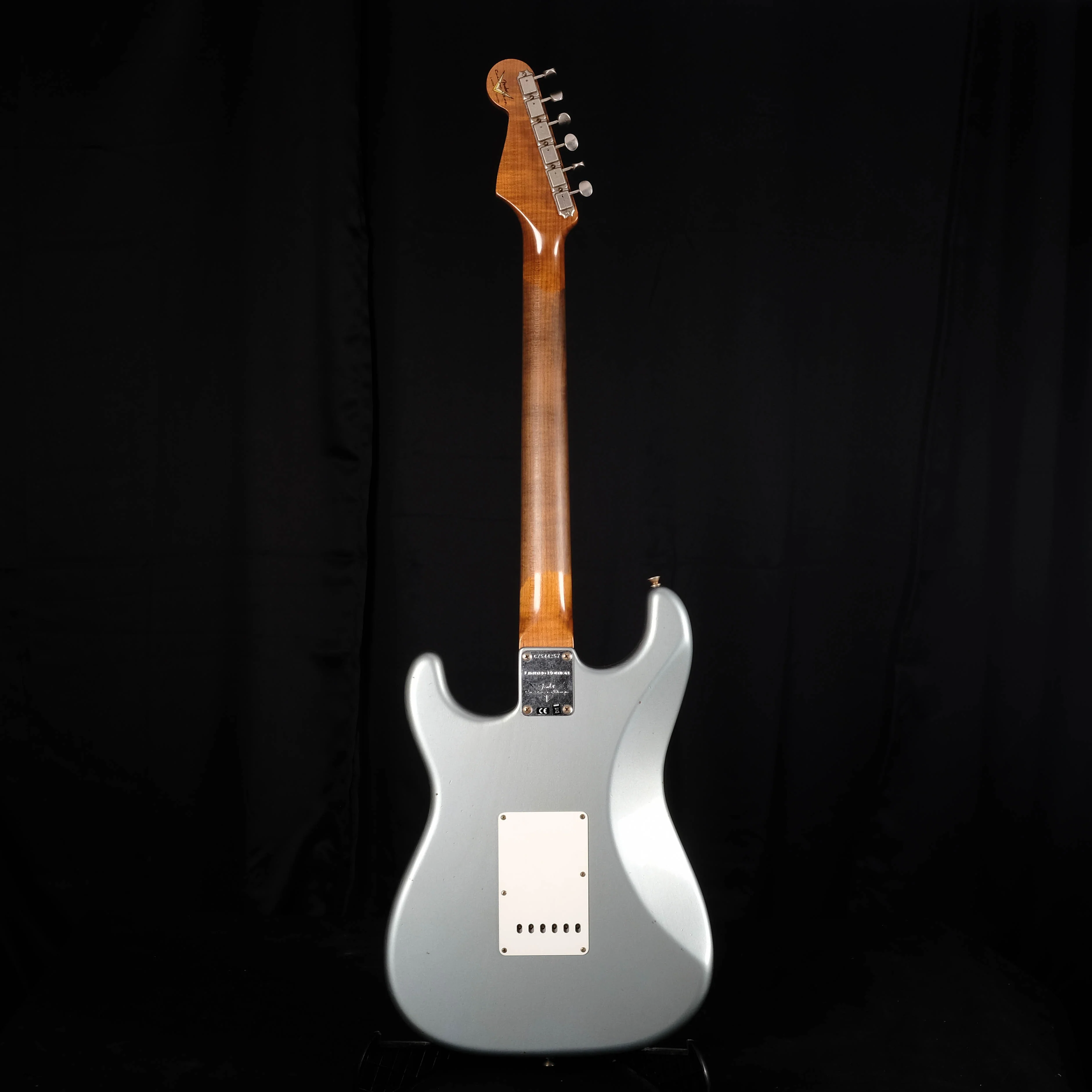 Fender Custom Shop Limited Edition '64 Stratocaster Journeyman Relic Faded Blue Ice Metallic Electric Guitar - Image 10