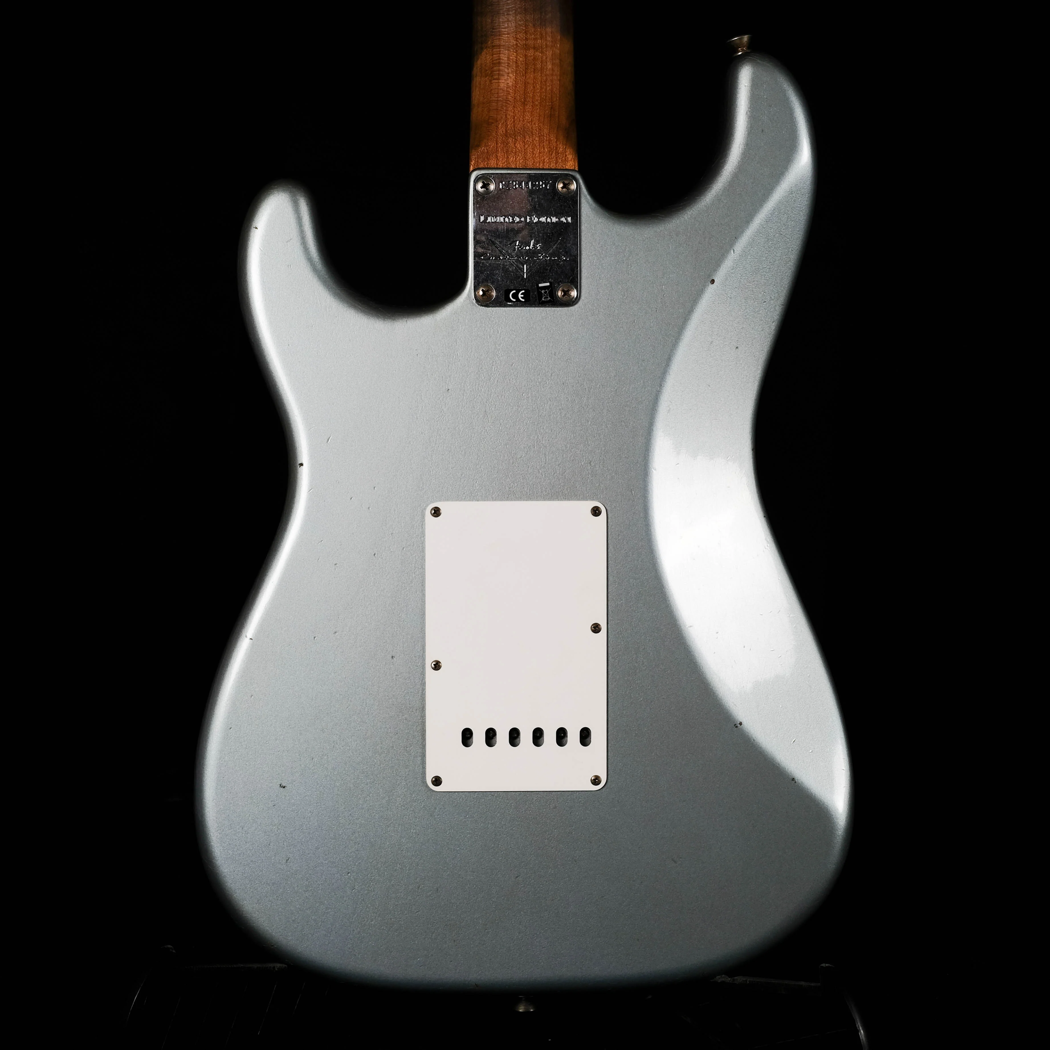 Fender Custom Shop Limited Edition '64 Stratocaster Journeyman Relic Faded Blue Ice Metallic Electric Guitar - Image 11