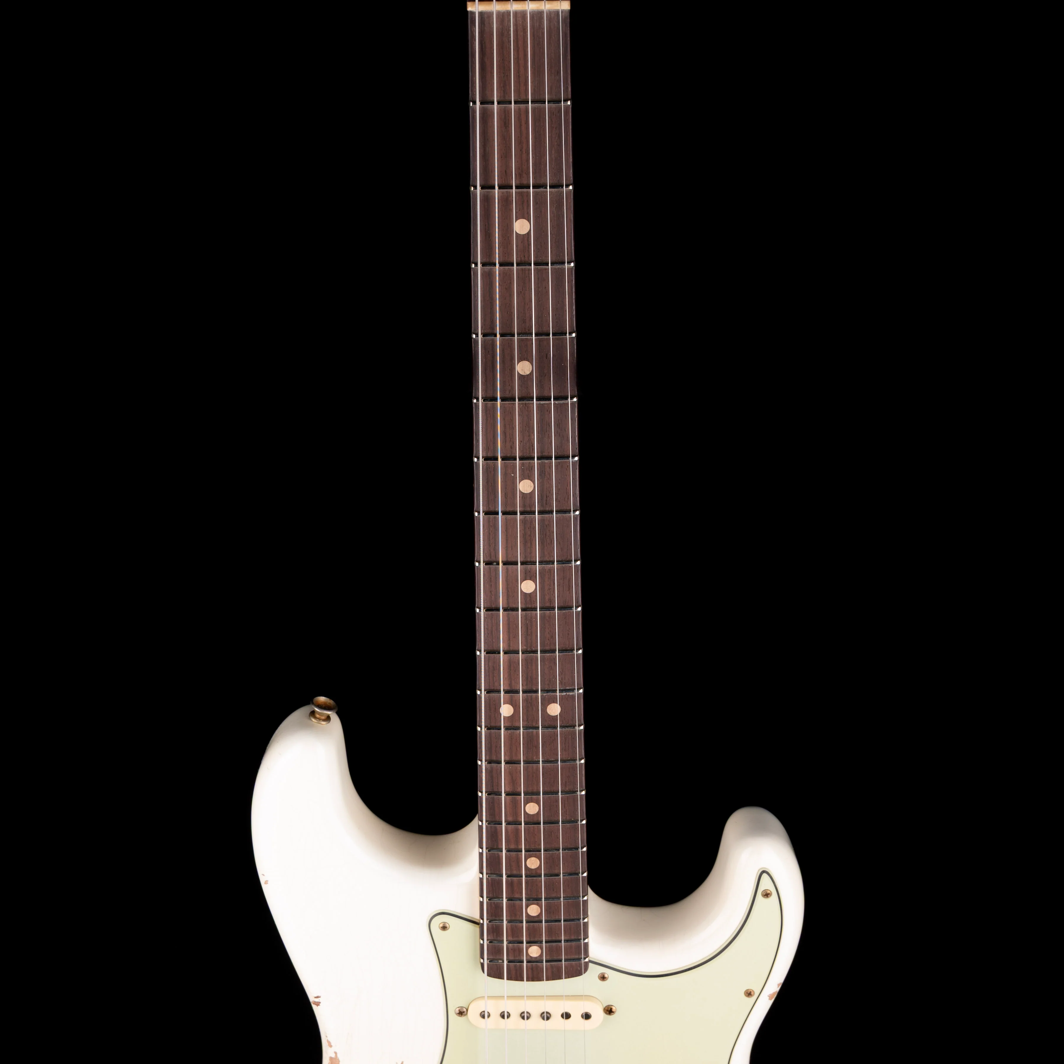 Fender Custom Shop Limited Edition 1964 Stratocaster Relic Aged Olympic White - Image 7