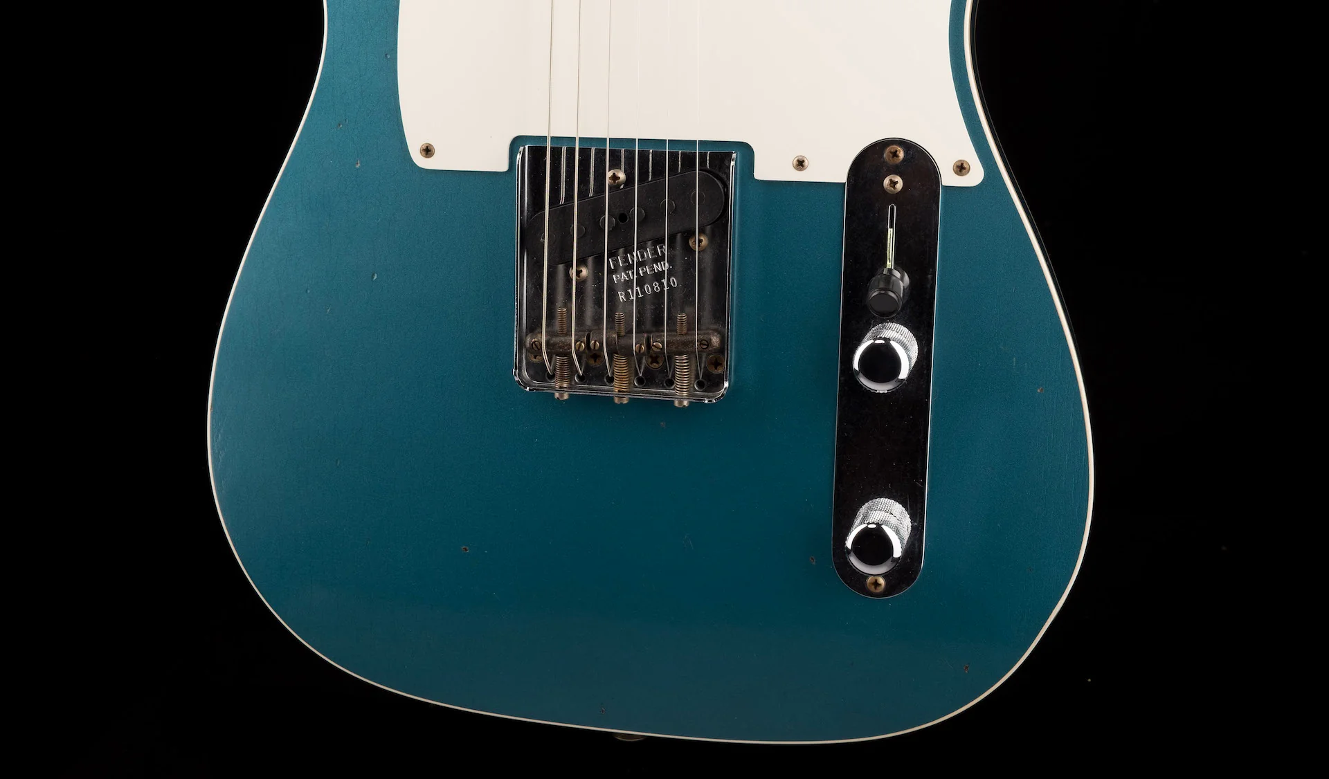 Fender Custom Shop Limited Edition 50's Twisted Telecaster Custom Journeyman Relic Aged Ocean Turquoise - Image 5