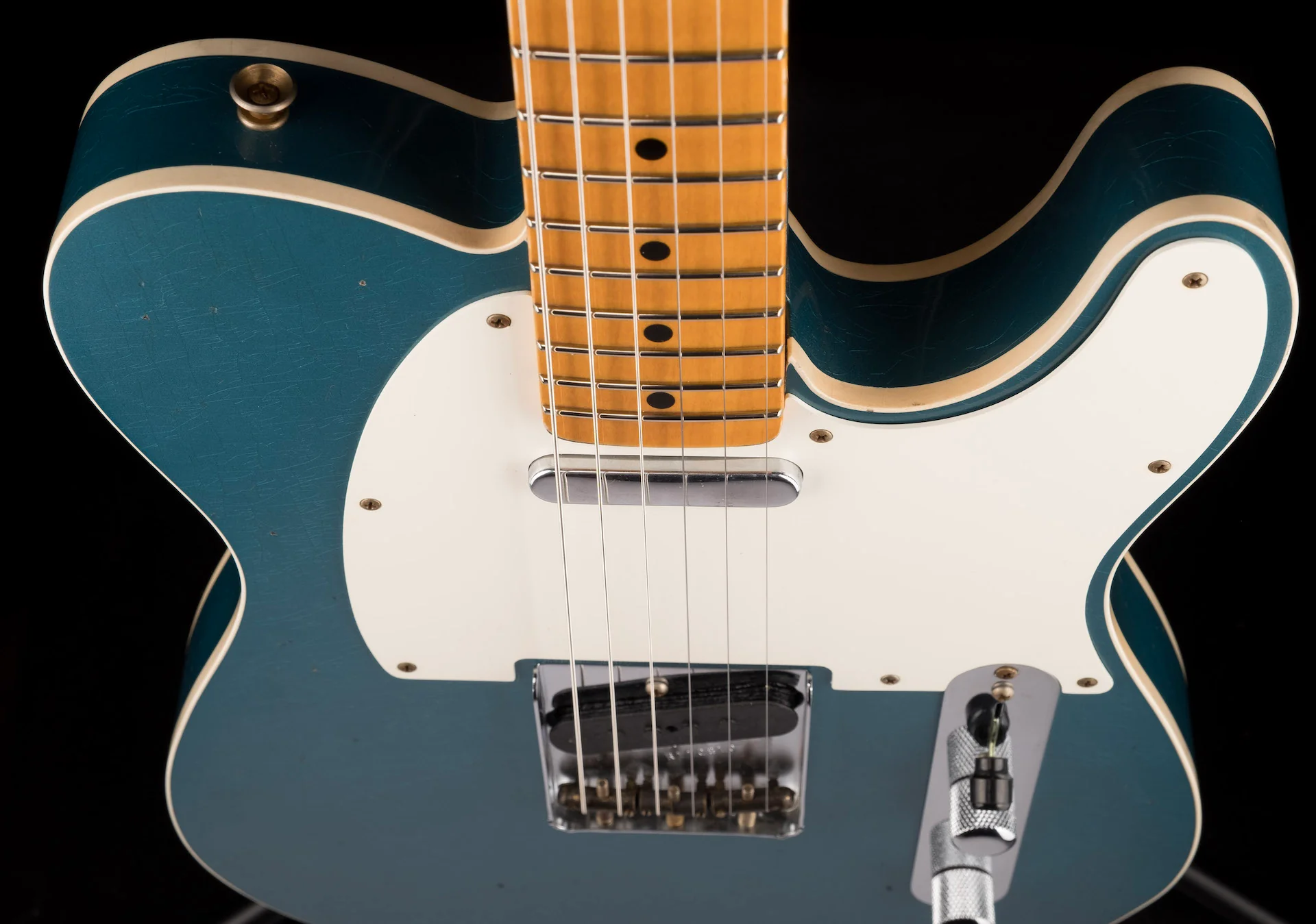 Fender Custom Shop Limited Edition 50's Twisted Telecaster Custom Journeyman Relic Aged Ocean Turquoise - Image 9