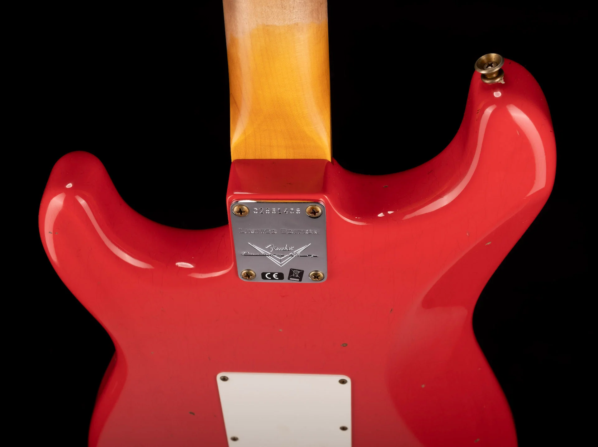 Fender Custom Shop Limited Edition '62/'63 Stratocaster Journeyman Relic Aged Fiesta Red - Image 16