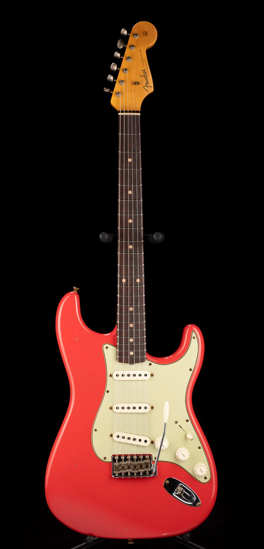 Fender Custom Shop Limited Edition '62/'63 Stratocaster Journeyman Relic Aged Fiesta Red - Image 2