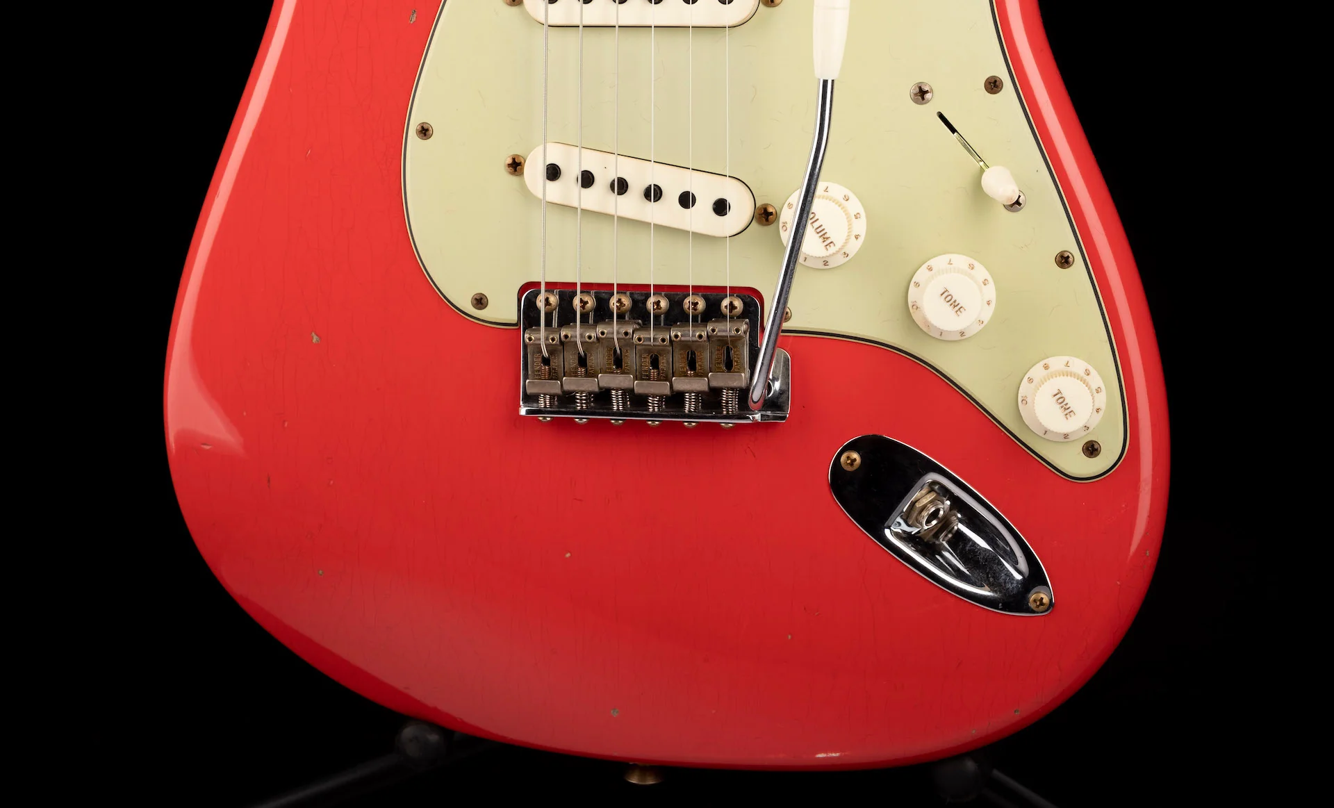 Fender Custom Shop Limited Edition '62/'63 Stratocaster Journeyman Relic Aged Fiesta Red - Image 5