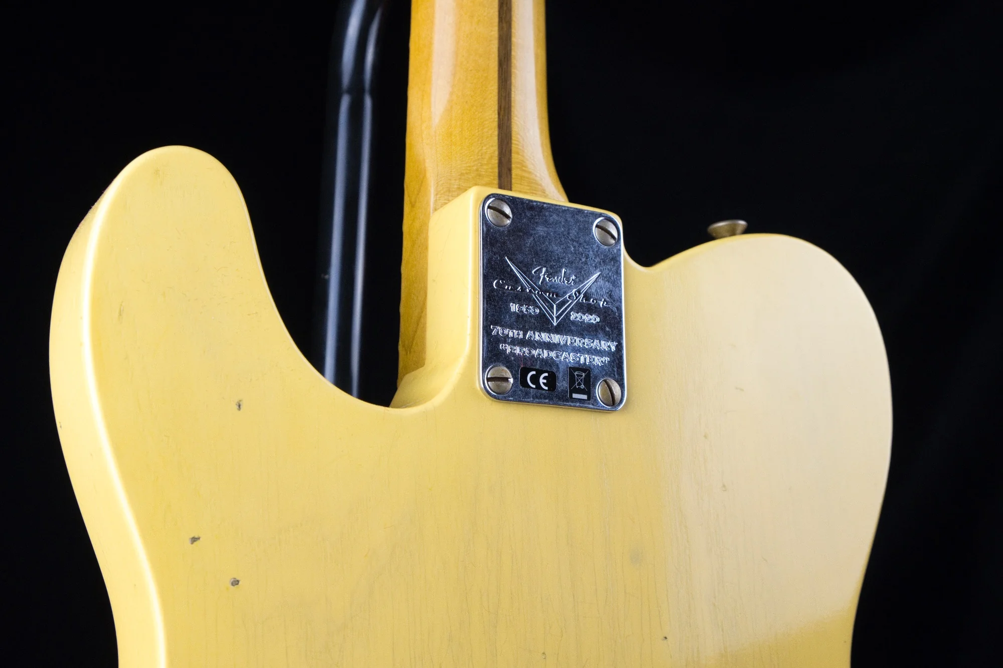 Fender Custom Shop Limited Edition 70th Anniversary 1950 Broadcaster Journeyman Relic Nocaster Blonde Electric Guitar With Case - Image 10