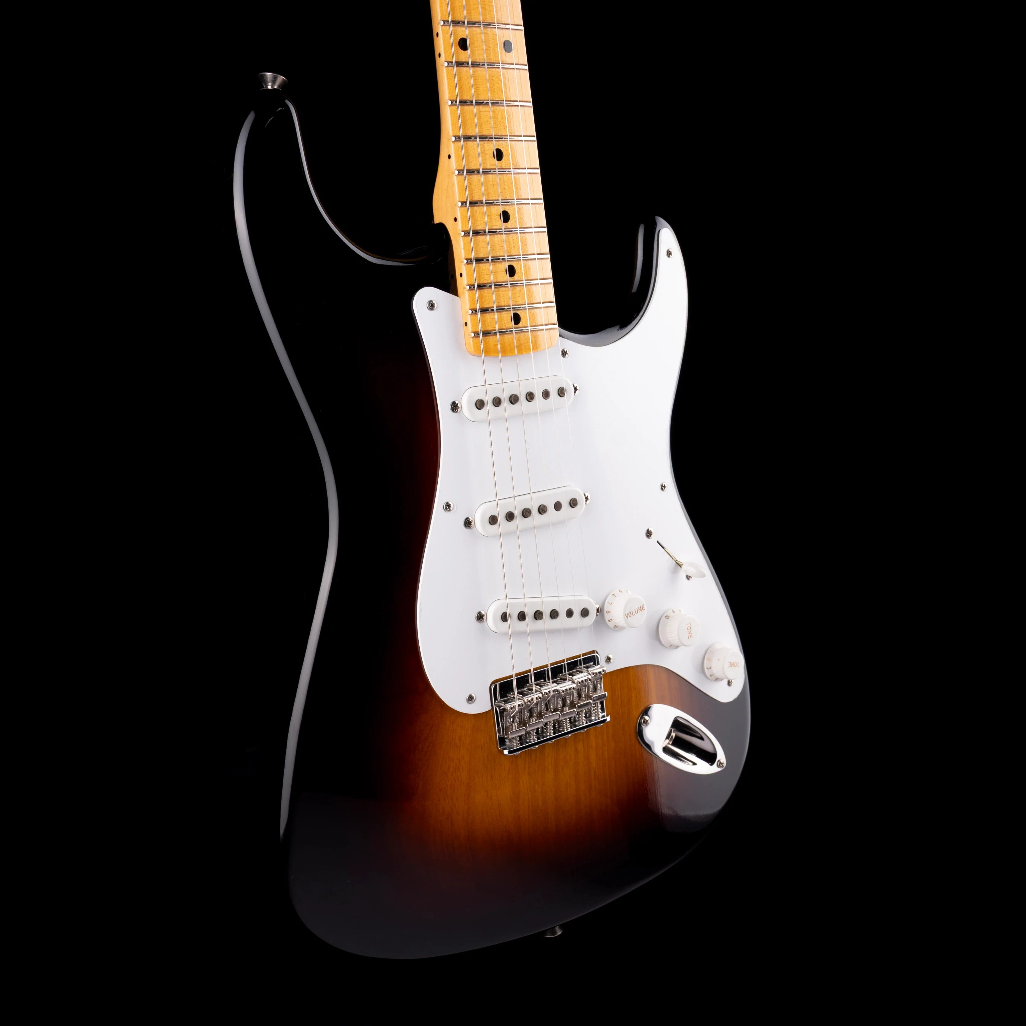 Fender Custom Shop Limited Edition 70th Anniversary 1954 Stratocaster Hardtail Time Capsule Wide Fade 2-Tone Sunburst - Image 6
