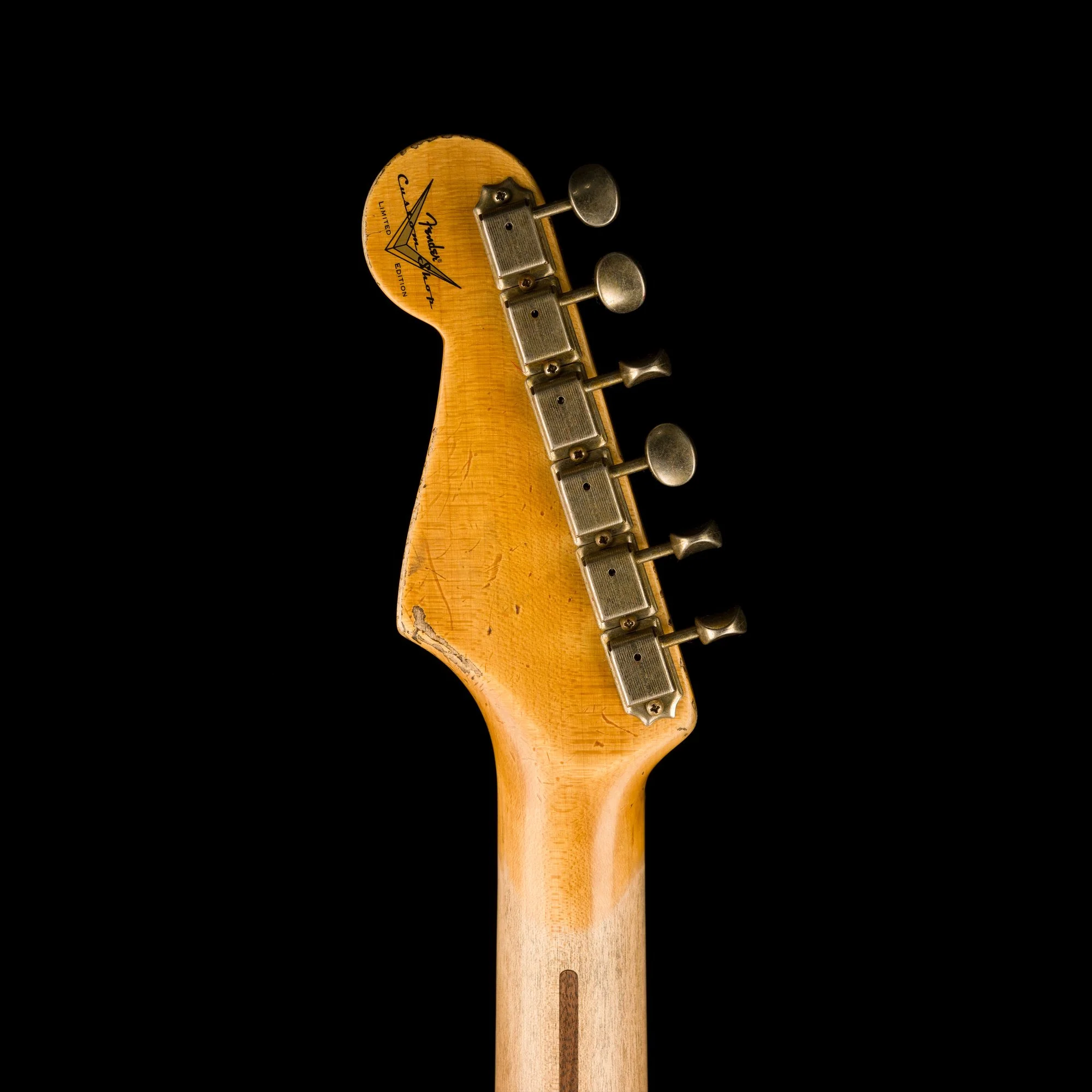 Fender Custom Shop Limited Edition 70th Anniversary 1954 Stratocaster Heavy Relic Wide Fade 2-Tone Sunburst - Image 17