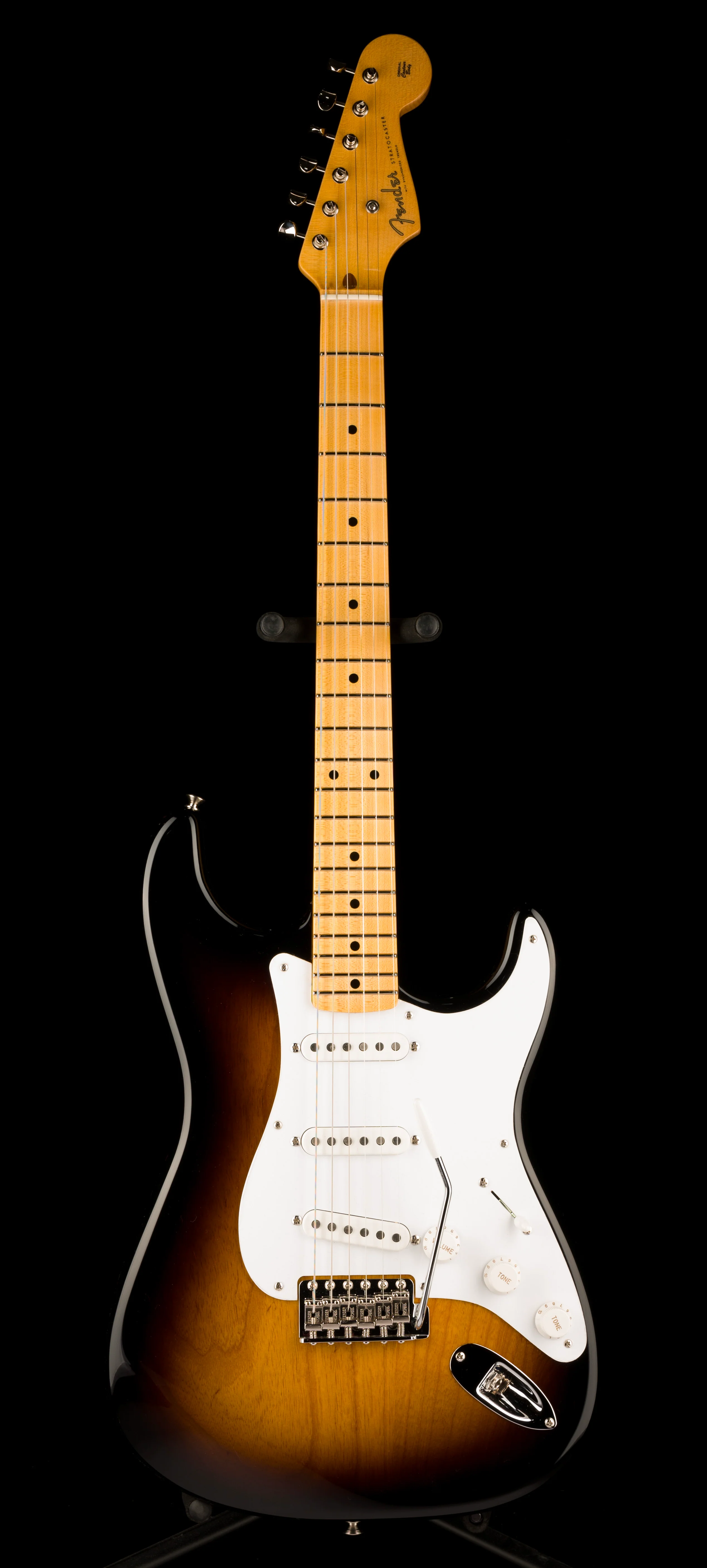 Fender Custom Shop Limited Edition 70th Anniversary 1954 Stratocaster NOS Wide-Fade 2-Color Sunburst With Case - Image 2
