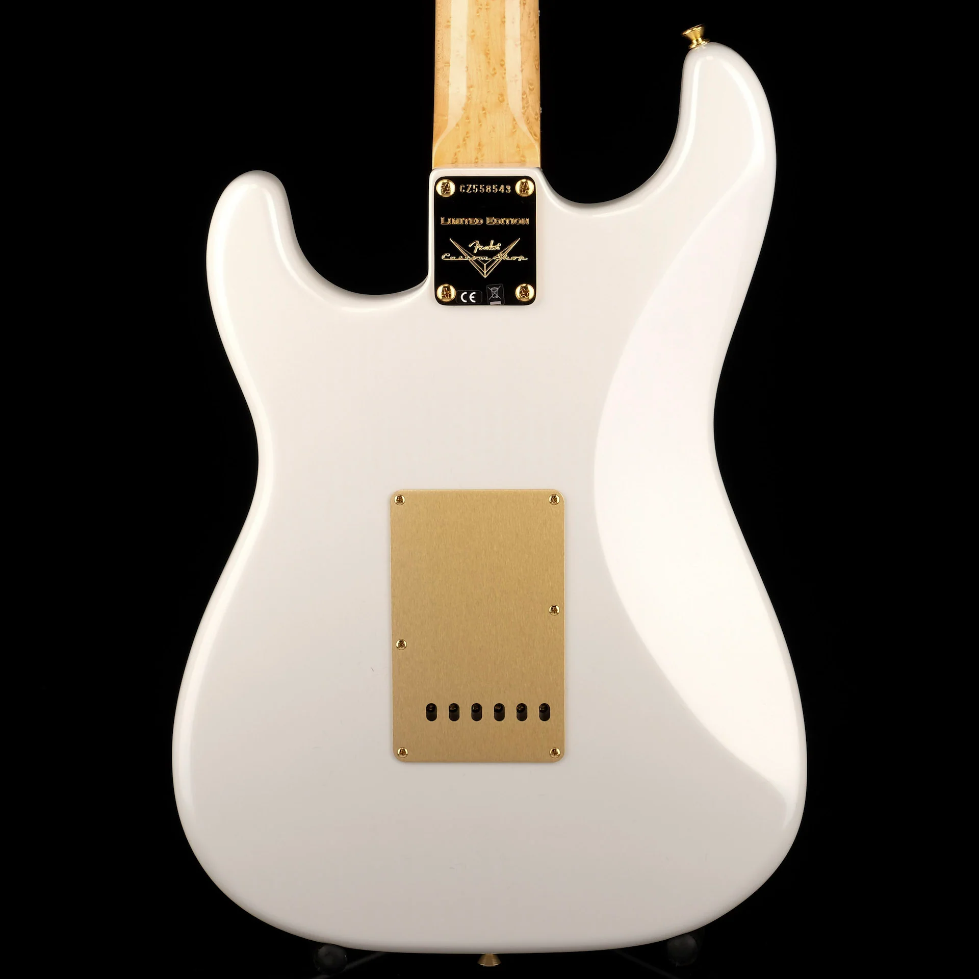 Fender Custom Shop Limited Edition 75th Anniversary Stratocaster NOS Diamond White Pearl - Image 13