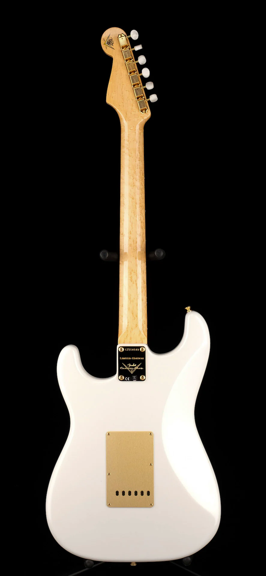Fender Custom Shop Limited Edition 75th Anniversary Stratocaster NOS Diamond White Pearl - Image 14
