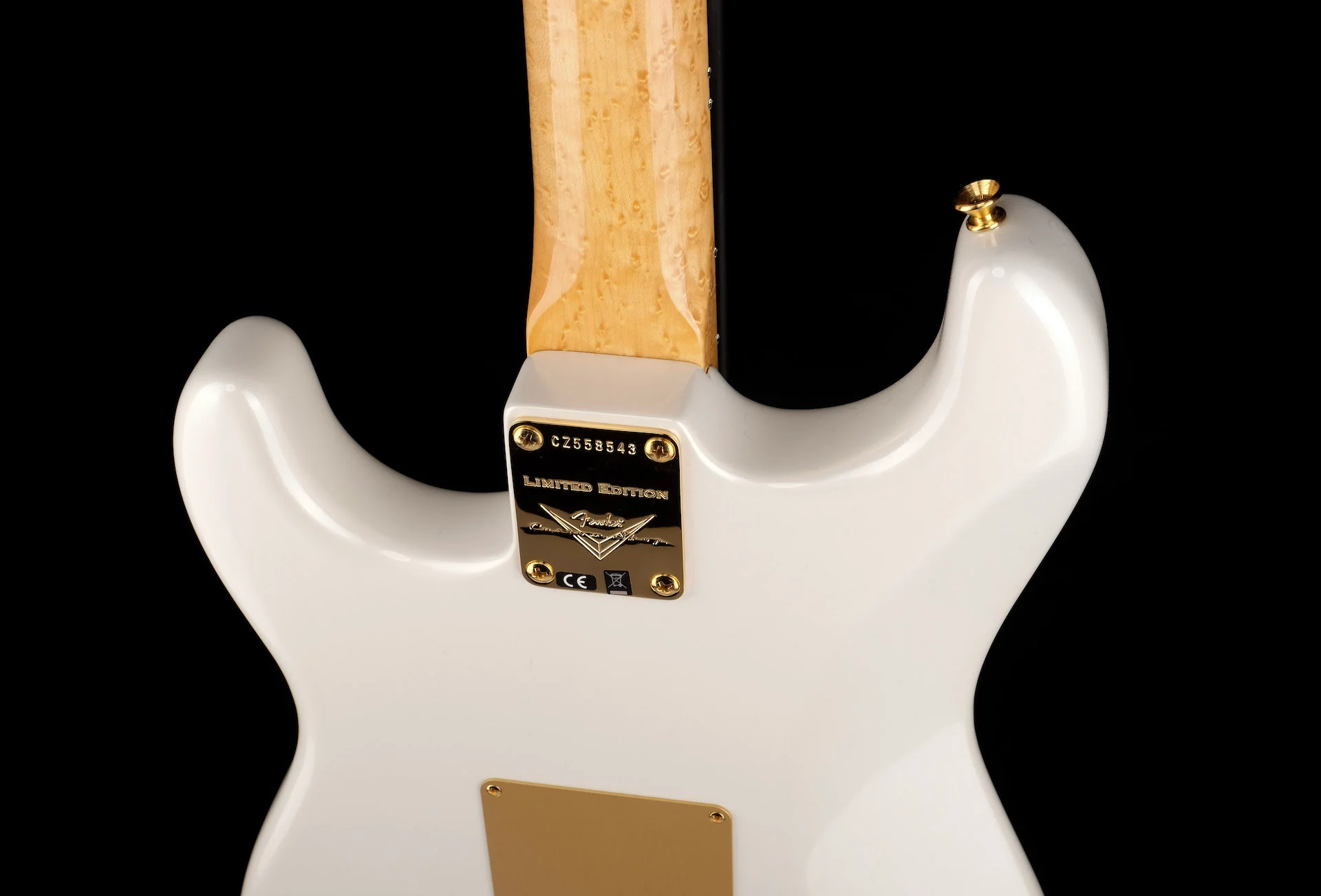 Fender Custom Shop Limited Edition 75th Anniversary Stratocaster NOS Diamond White Pearl - Image 15