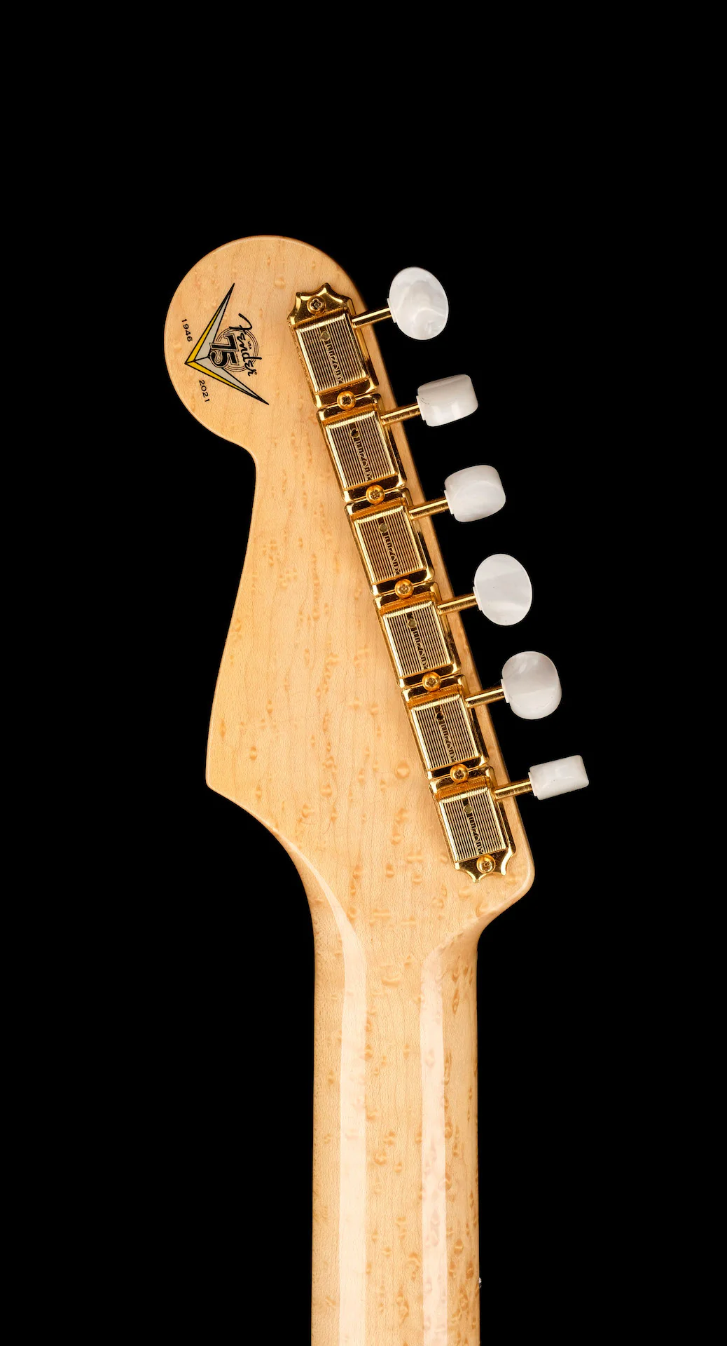 Fender Custom Shop Limited Edition 75th Anniversary Stratocaster NOS Diamond White Pearl - Image 18