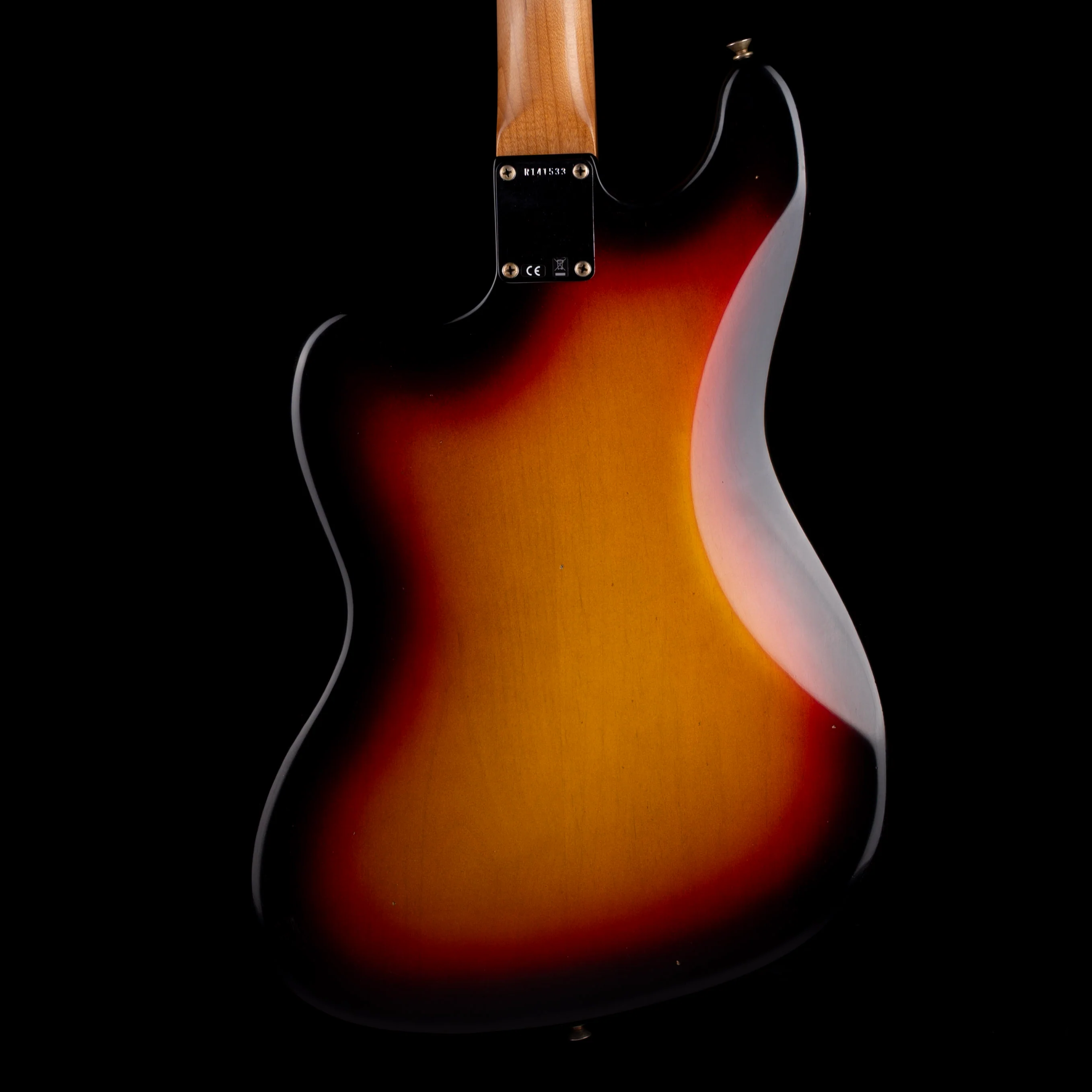 Fender Custom Shop Limited Edition Bass VI Journeyman Relic Bleached 3-Color Sunburst - Image 10