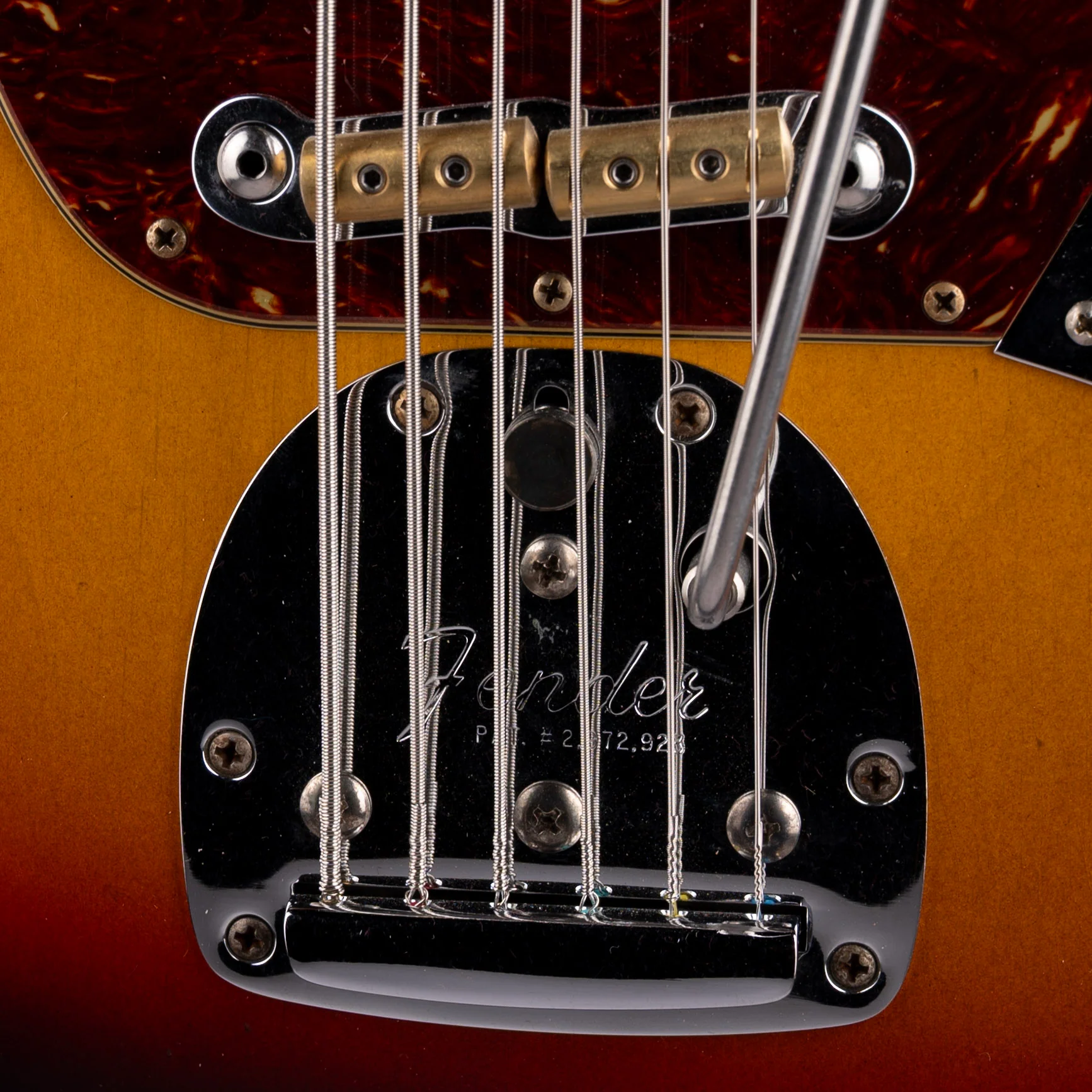 Fender Custom Shop Limited Edition Bass VI Journeyman Relic Bleached 3-Color Sunburst - Image 5