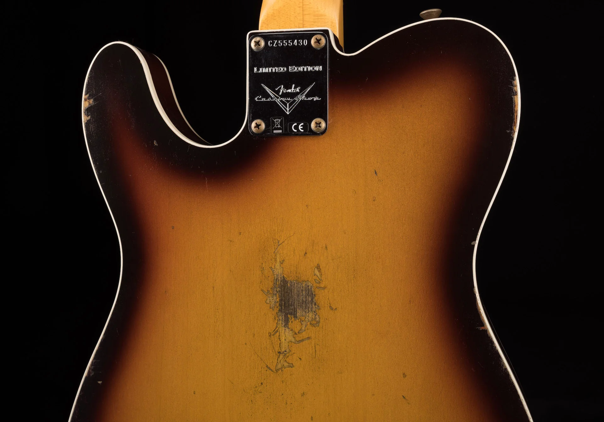 Fender Custom Shop Limited Edition CuNiFe Telecaster Custom Relic Faded Aged Chocolate 3-Tone Sunburst - Image 15