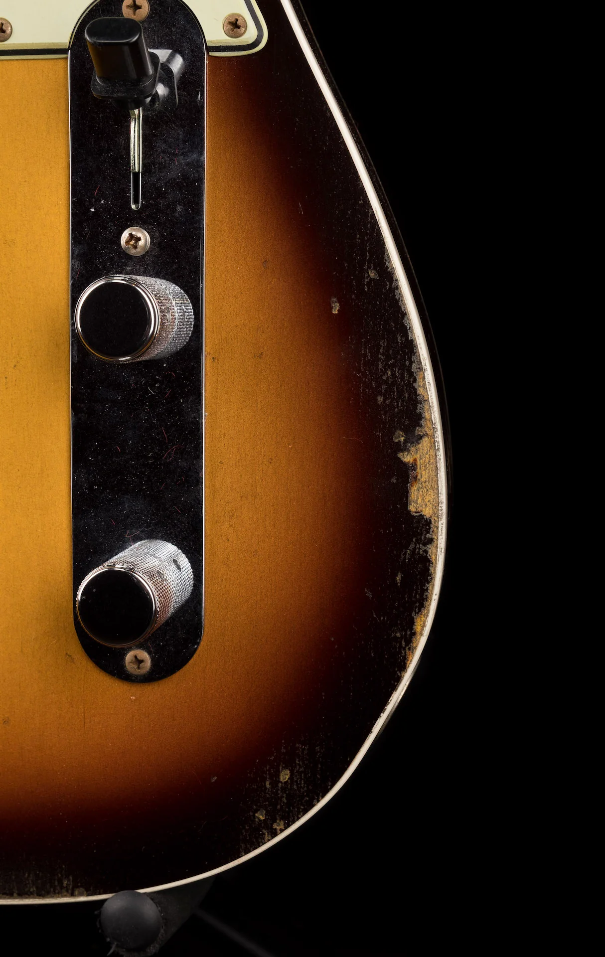 Fender Custom Shop Limited Edition CuNiFe Telecaster Custom Relic Faded Aged Chocolate 3-Tone Sunburst - Image 6