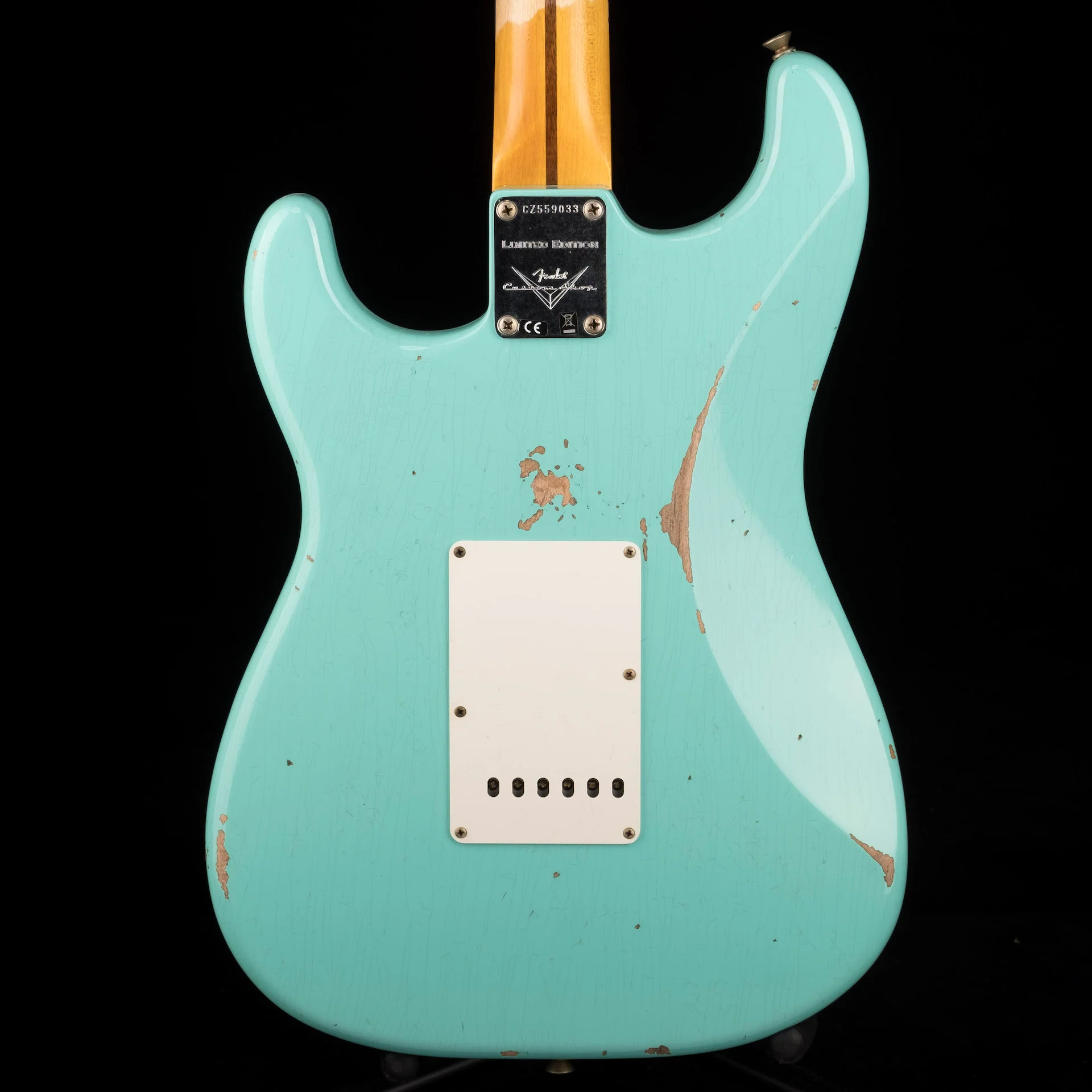 Fender Custom Shop Limited Edition Fat 50's Stratocaster Relic Super Faded Aged Sea Foam Green - Image 14