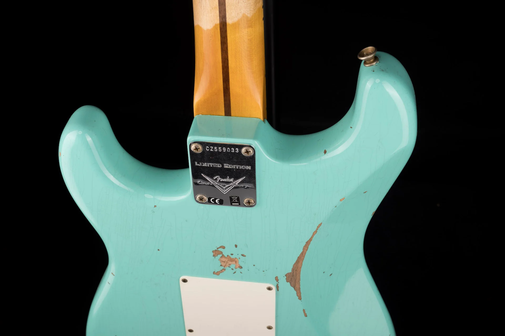 Fender Custom Shop Limited Edition Fat 50's Stratocaster Relic Super Faded Aged Sea Foam Green - Image 17