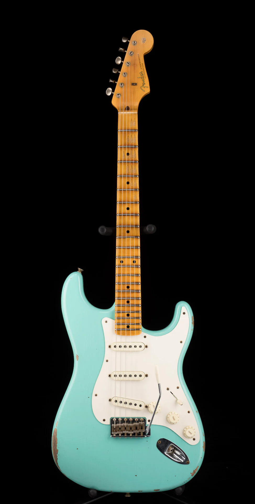 Fender Custom Shop Limited Edition Fat 50's Stratocaster Relic Super Faded Aged Sea Foam Green - Image 2
