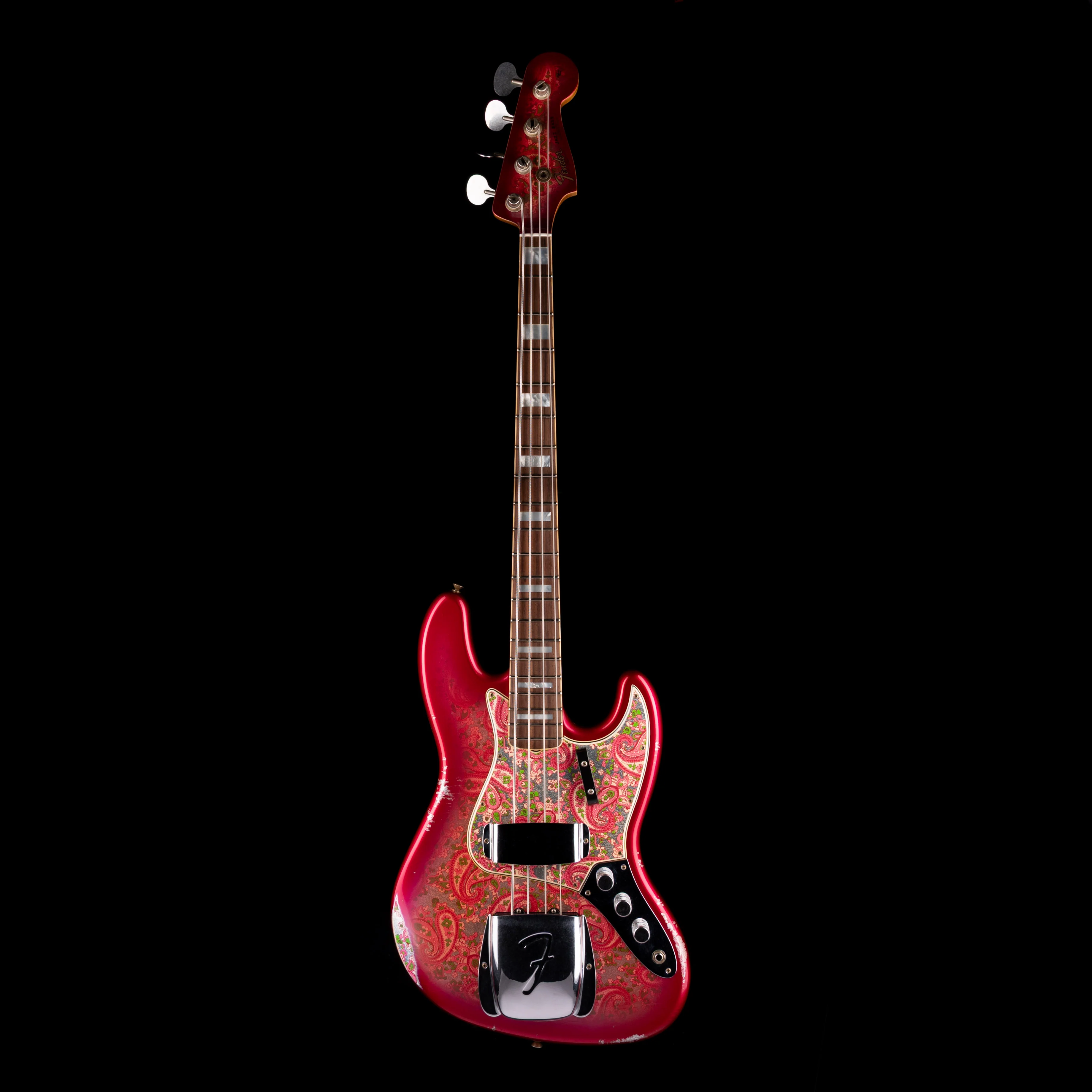 Fender Custom Shop Limited Edition Jazz Bass Relic Pink Paisley - Image 2