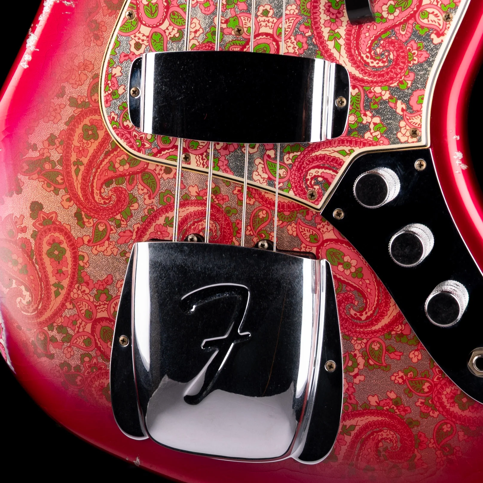 Fender Custom Shop Limited Edition Jazz Bass Relic Pink Paisley - Image 4