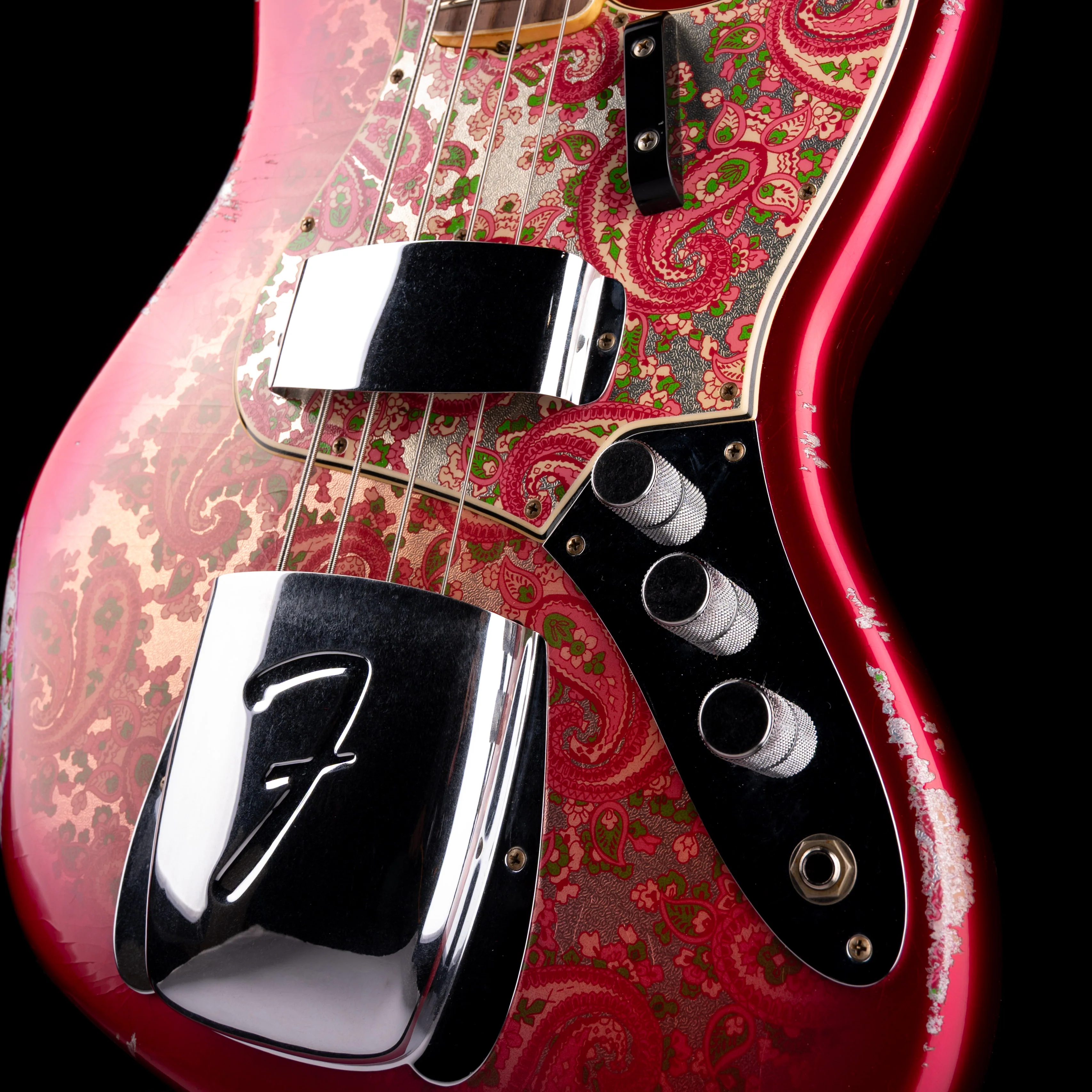 Fender Custom Shop Limited Edition Jazz Bass Relic Pink Paisley - Image 5