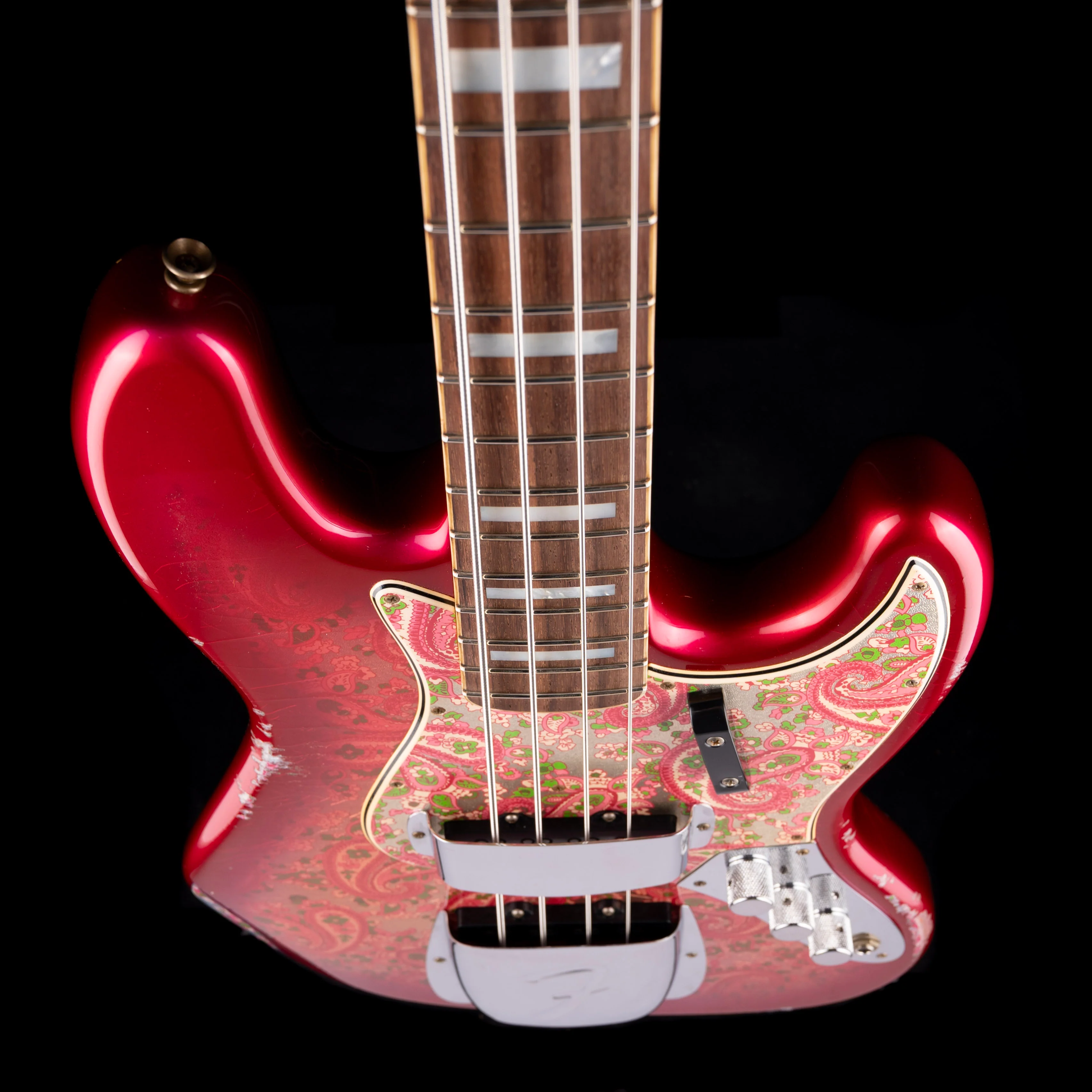 Fender Custom Shop Limited Edition Jazz Bass Relic Pink Paisley - Image 6
