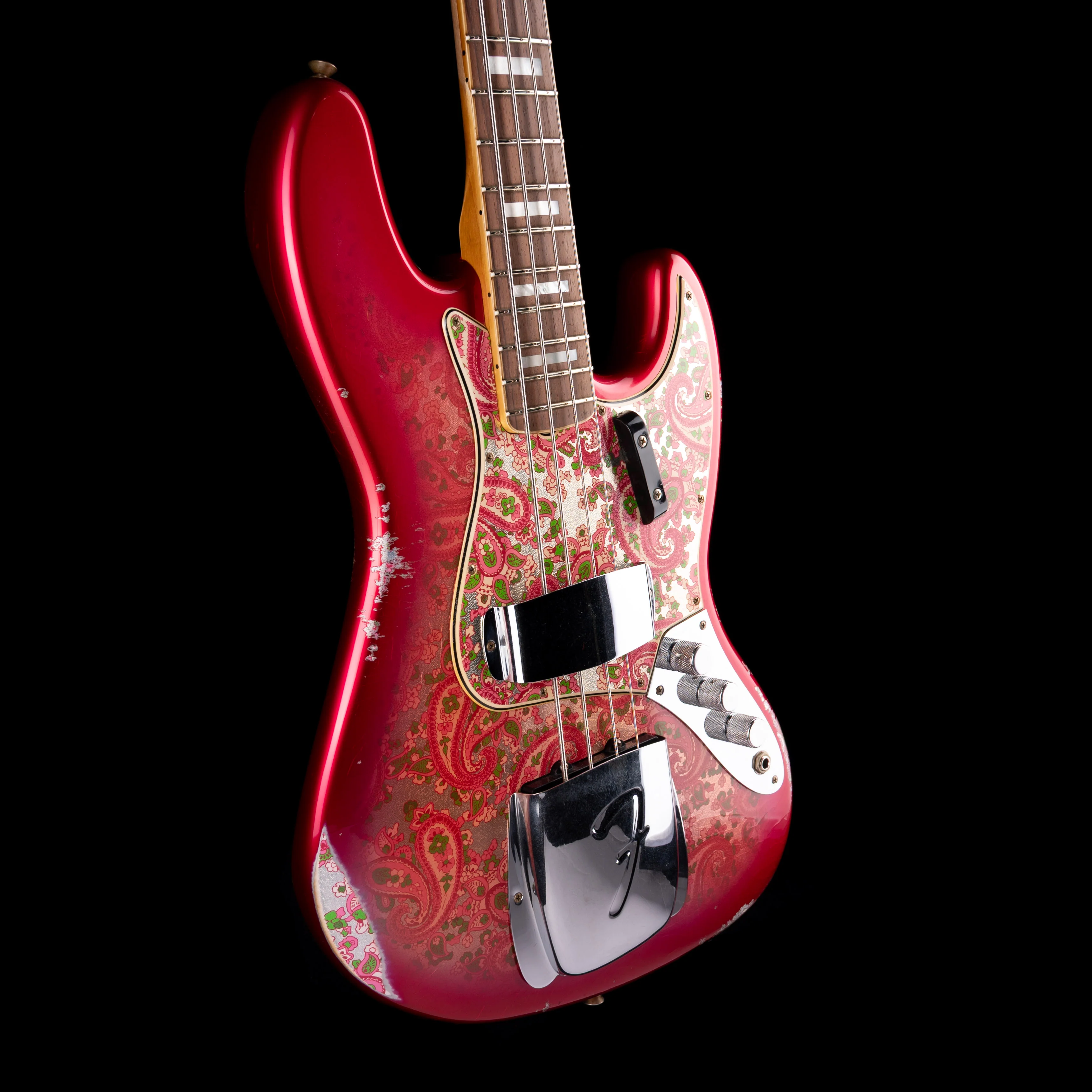 Fender Custom Shop Limited Edition Jazz Bass Relic Pink Paisley - Image 7