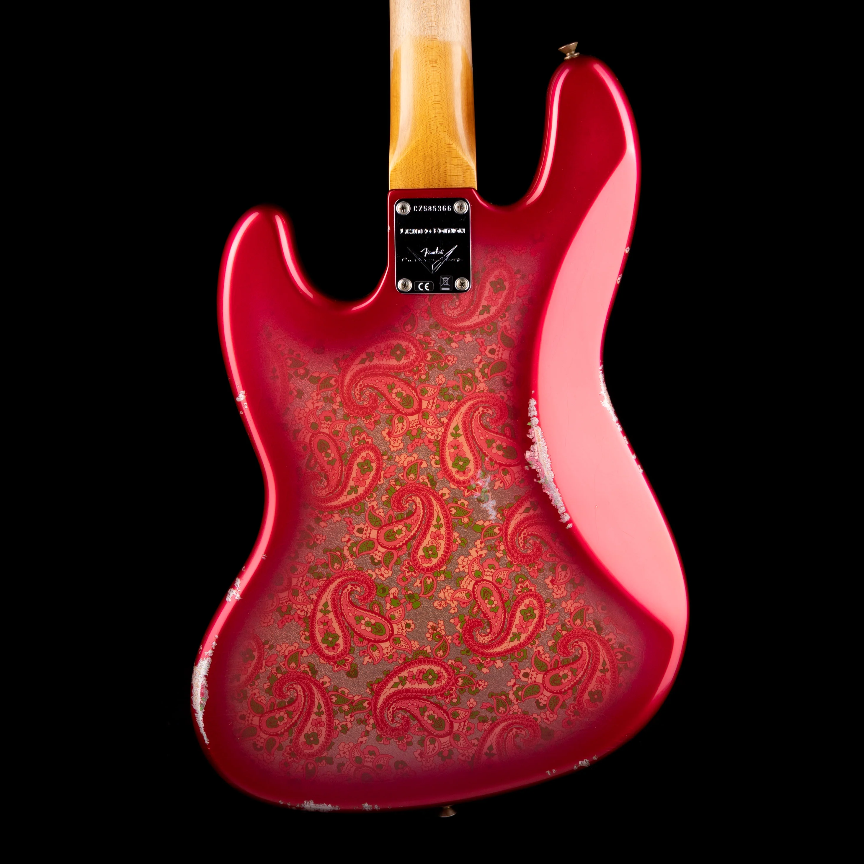 Fender Custom Shop Limited Edition Jazz Bass Relic Pink Paisley - Image 9