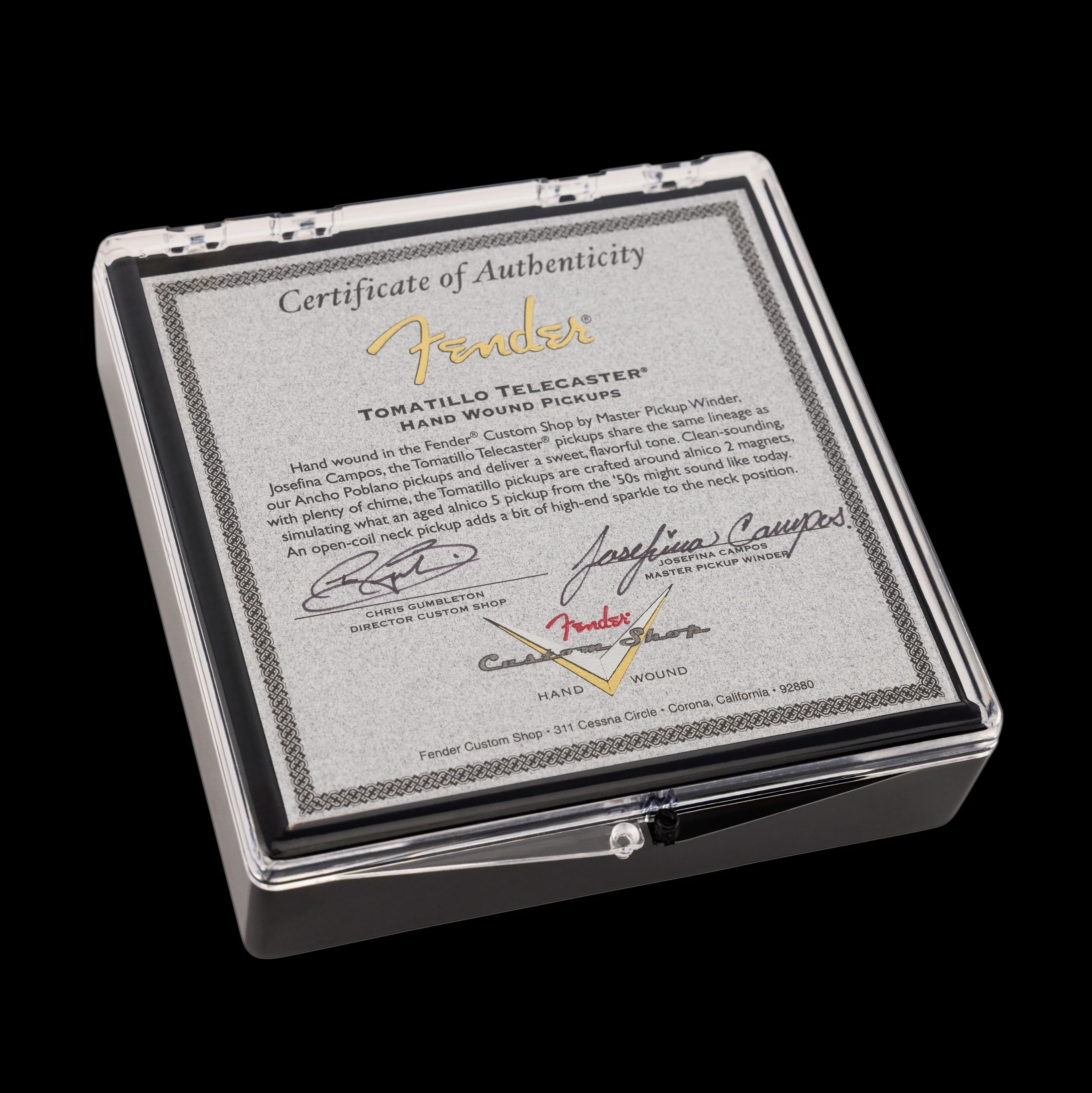 Fender Custom Shop Limited Edition Josefina Hand Wound Tomatillo Telecaster Pickup Set - Image 2