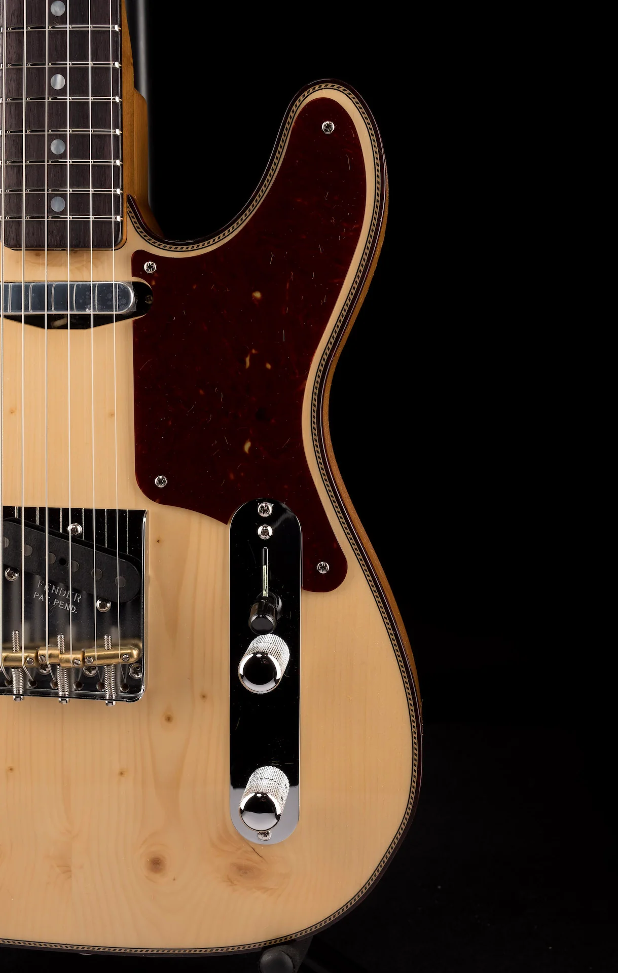 Fender Custom Shop Limited Edition Knotty Pine Telecaster Thinline NOS Aged Natural - Image 7