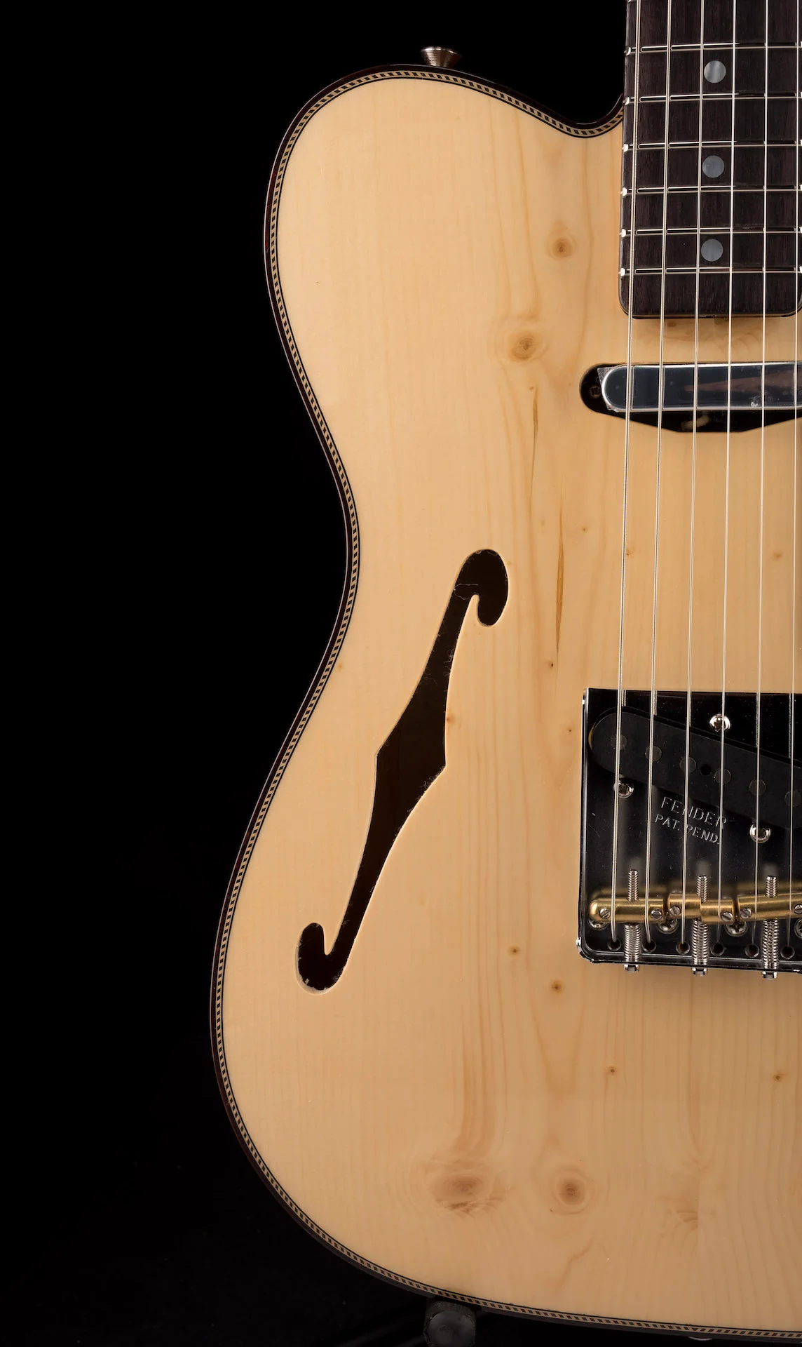 Fender Custom Shop Limited Edition Knotty Pine Telecaster Thinline NOS Aged Natural - Image 8