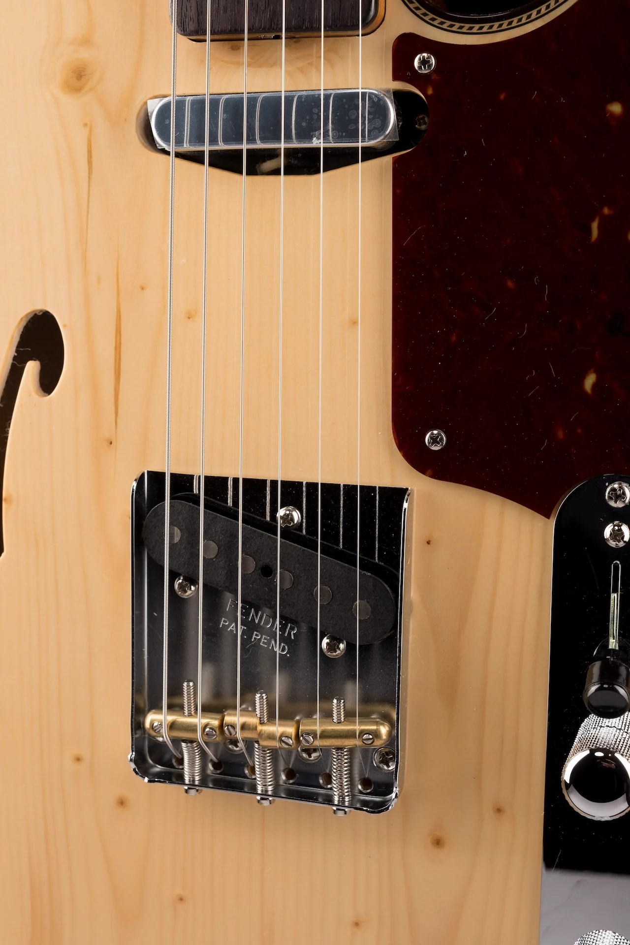 Fender Custom Shop Limited Edition Knotty Pine Telecaster Thinline NOS Aged Natural - Image 9