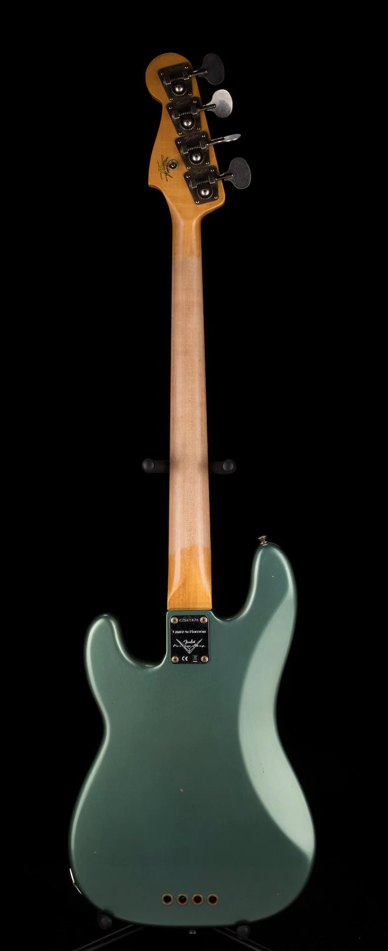 Fender Custom Shop Limited Edition P Bass Special Journeyman Relic Aged Sherwood Green Metallic With Case - Image 13
