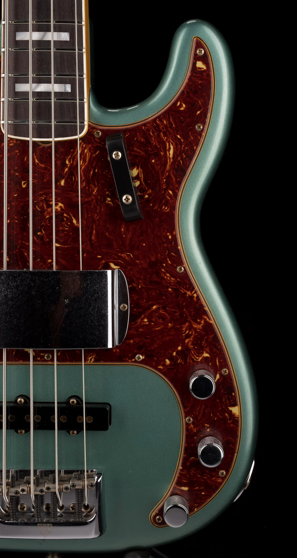 Fender Custom Shop Limited Edition P Bass Special Journeyman Relic Aged Sherwood Green Metallic With Case - Image 7