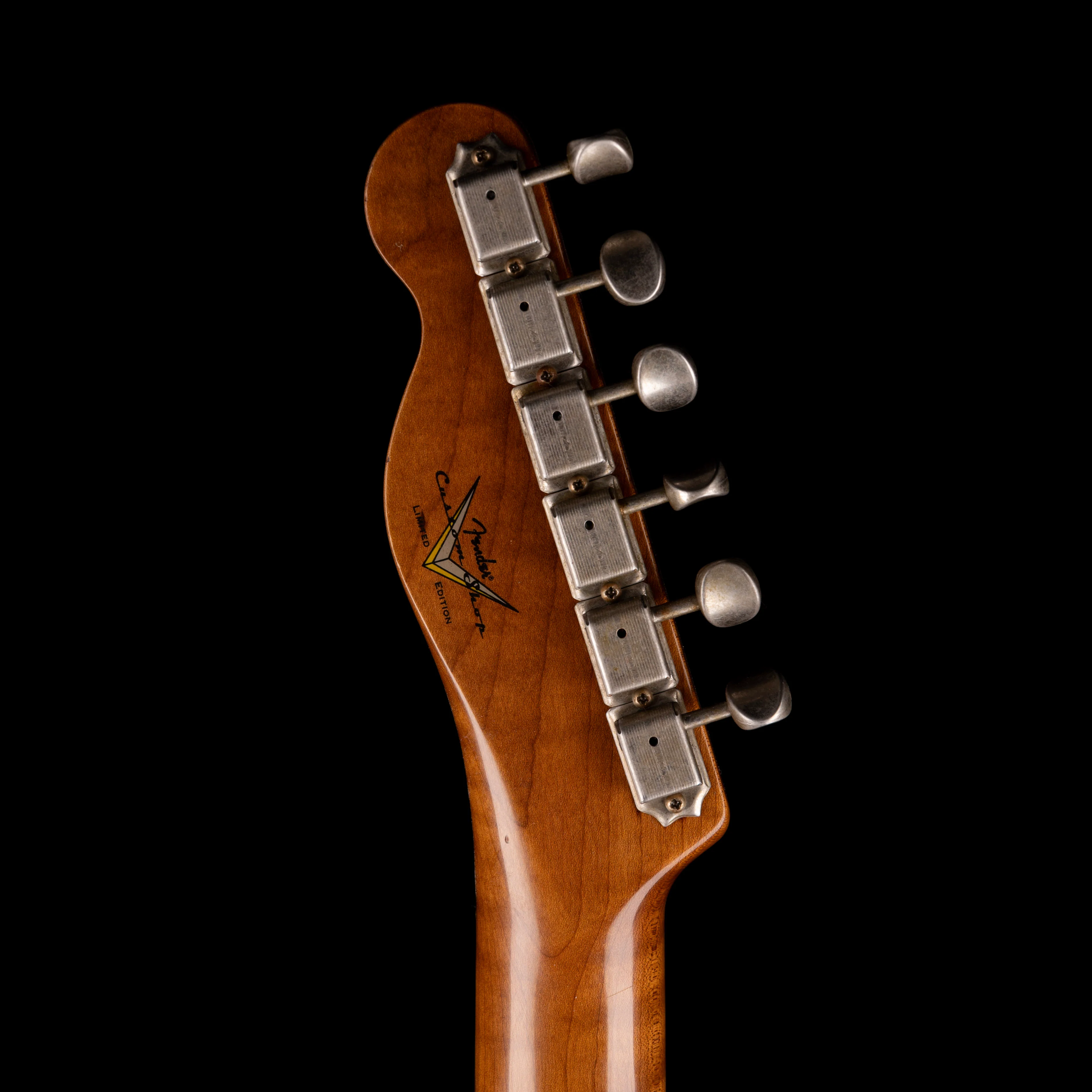 Fender Custom Shop Limited Edition P90 Mahogany Telecaster Journeyman Relic Ebony Transparent - Image 14