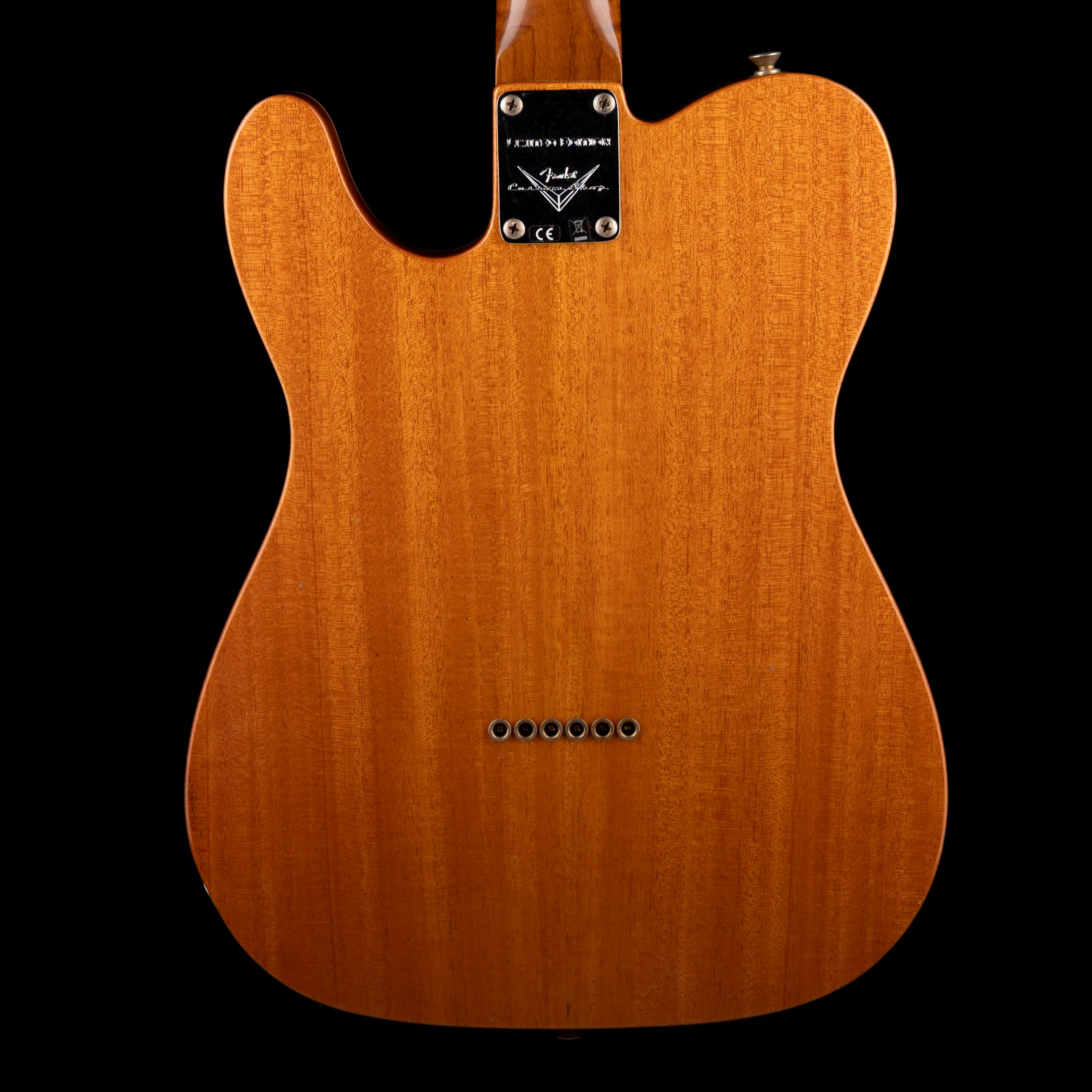 Fender Custom Shop Limited Edition P90 Mahogany Telecaster Journeyman Relic Ebony Transparent - Image 8