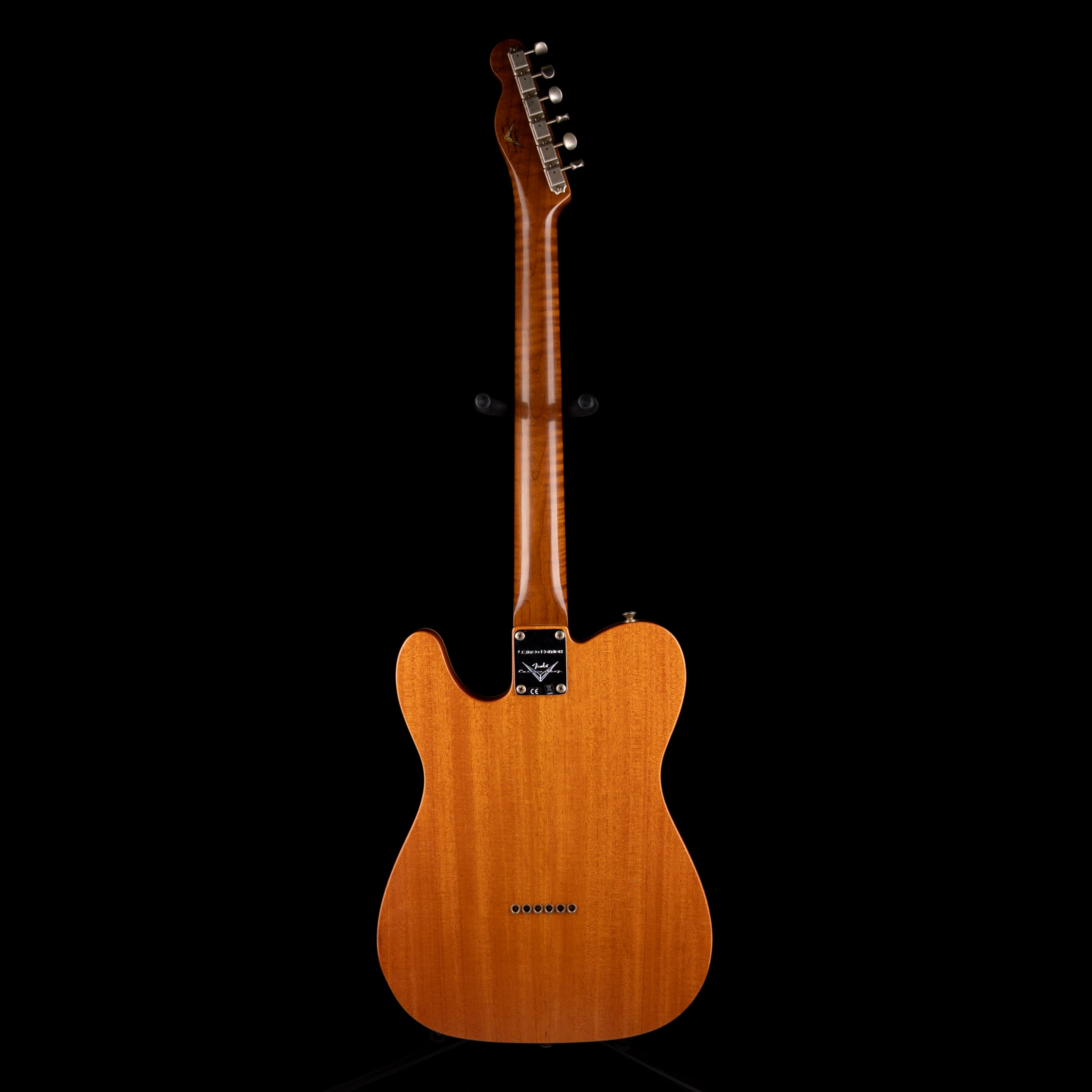 Fender Custom Shop Limited Edition P90 Mahogany Telecaster Journeyman Relic Ebony Transparent - Image 9